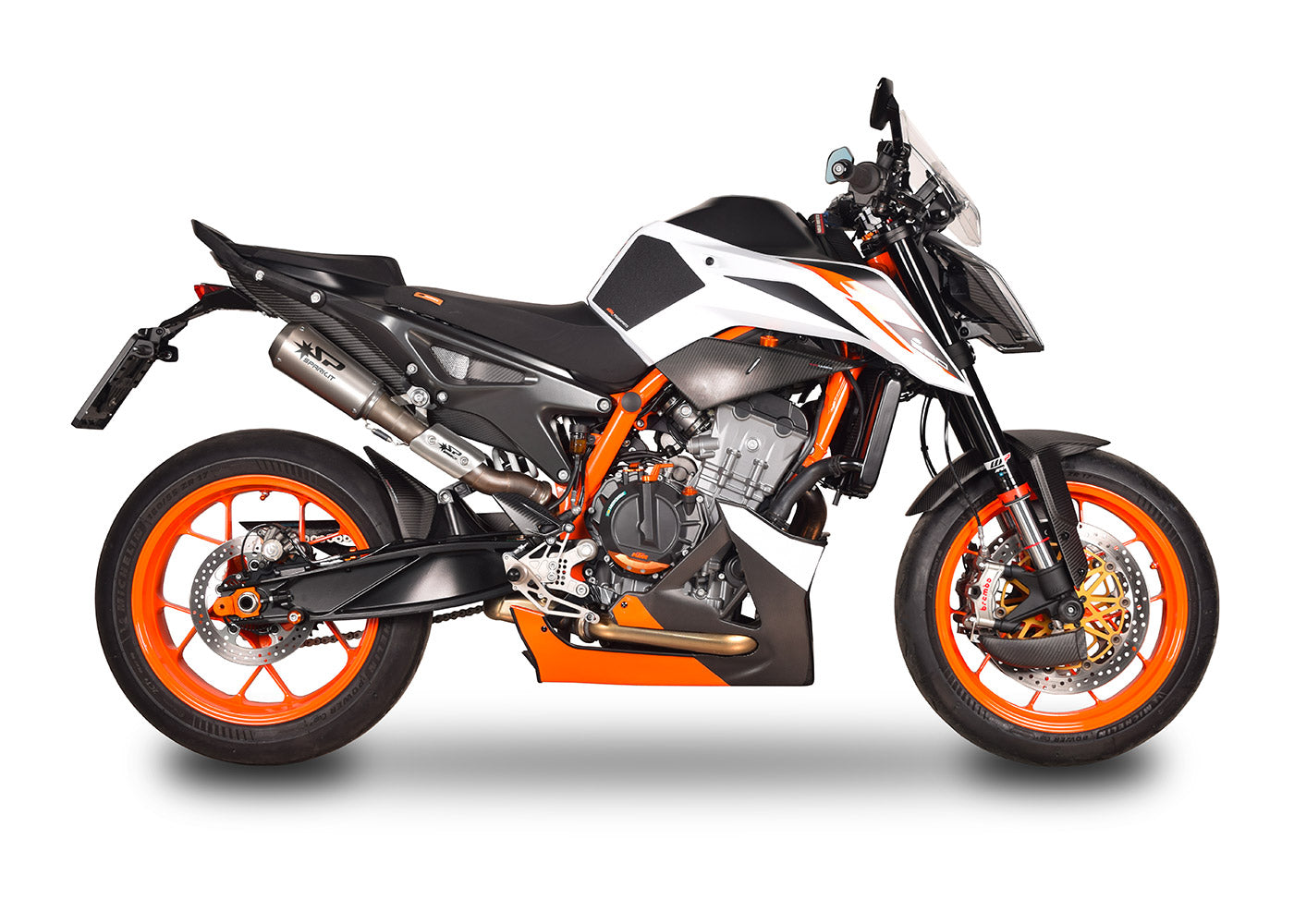 SPARK KTM 790/890 Duke/R Titanium Semi-Full Double Exhaust System "MotoGP" (EU homologated)