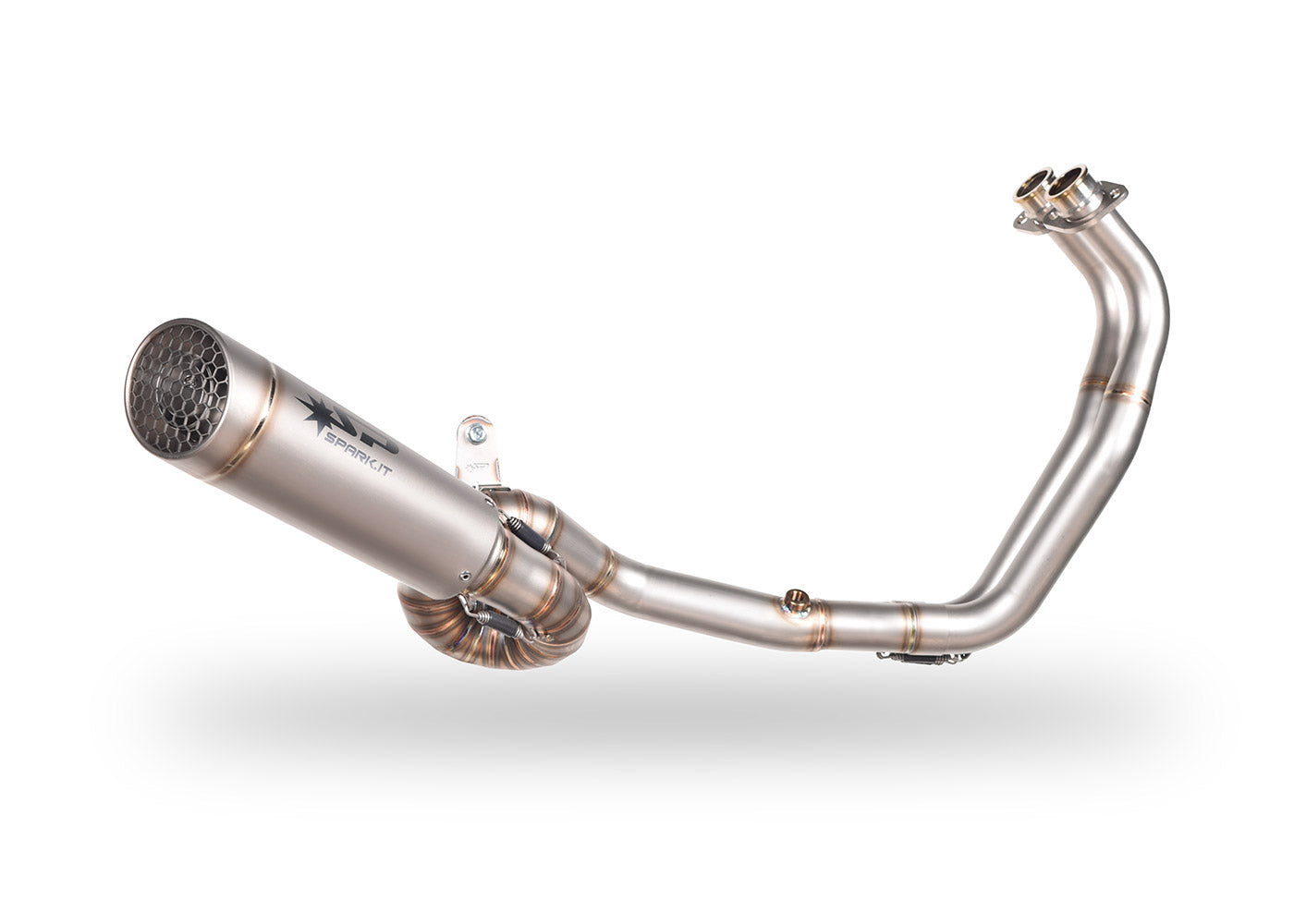 SPARK Yamaha MT-07/Tracer 700 Titanium Full Exhaust System "Grid-O" (racing)