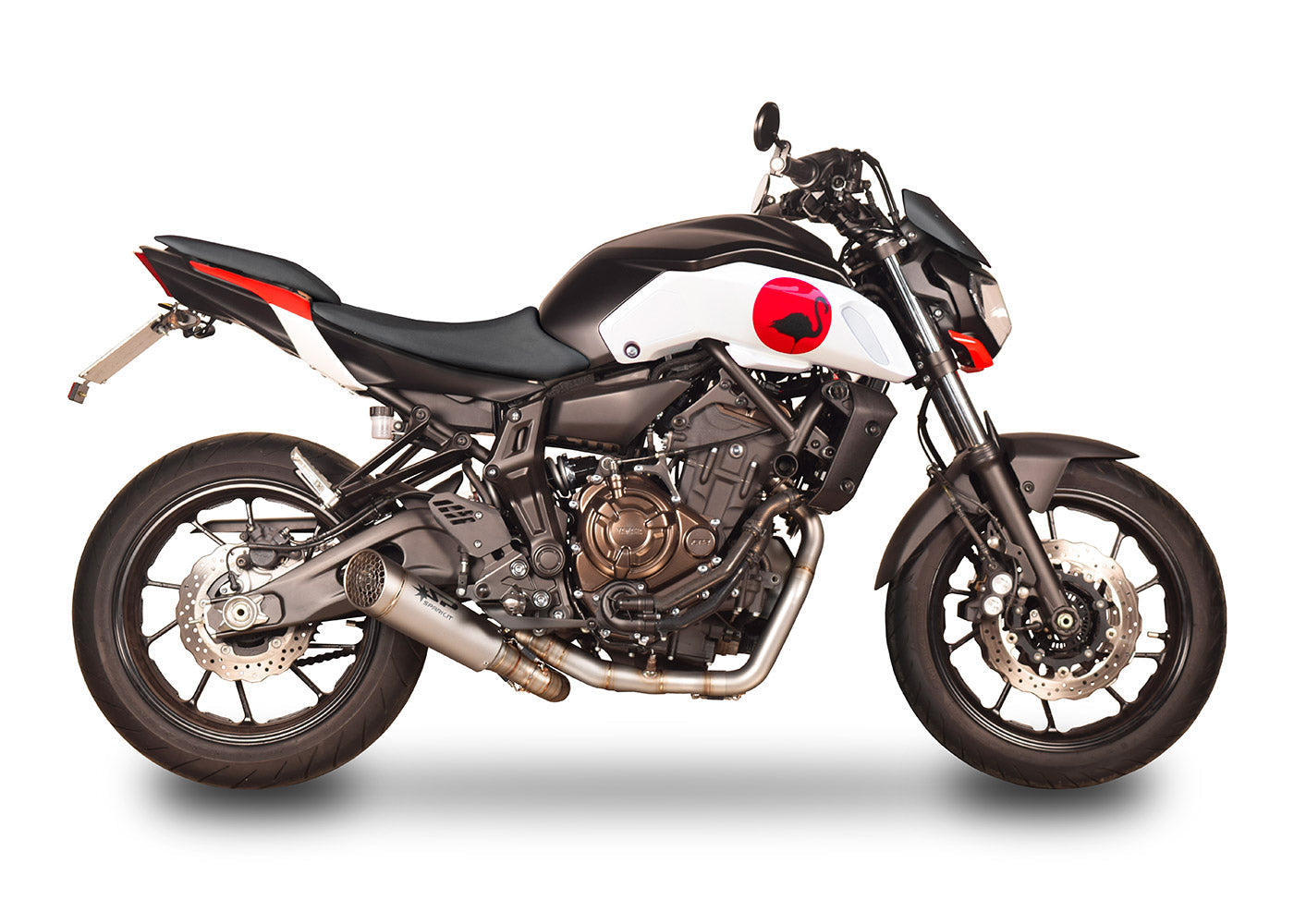 SPARK Yamaha MT-07/Tracer 700 Titanium Full Exhaust System "Grid-O" (racing)