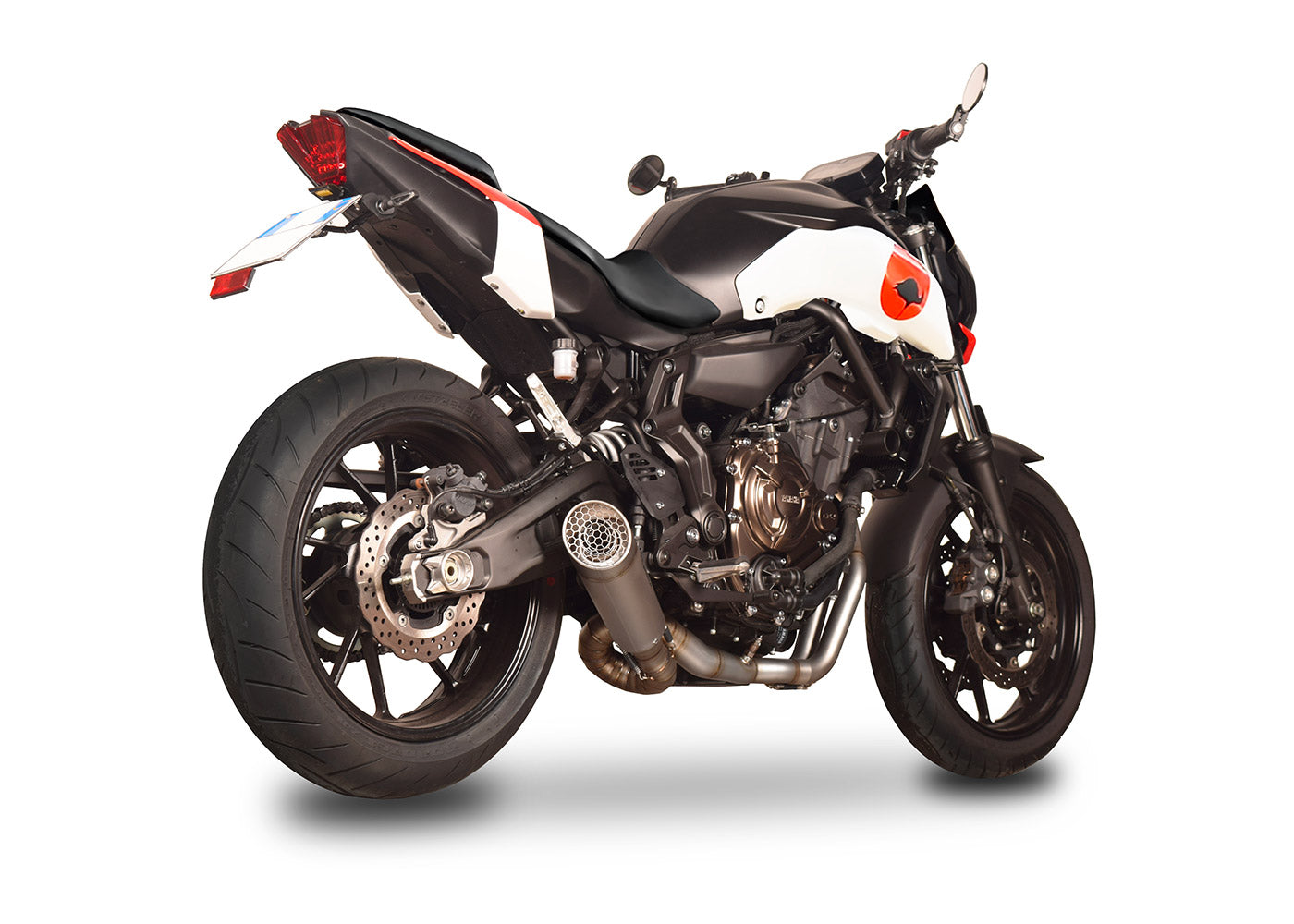 SPARK Yamaha MT-07/Tracer 700 Titanium Full Exhaust System "Grid-O" (racing)