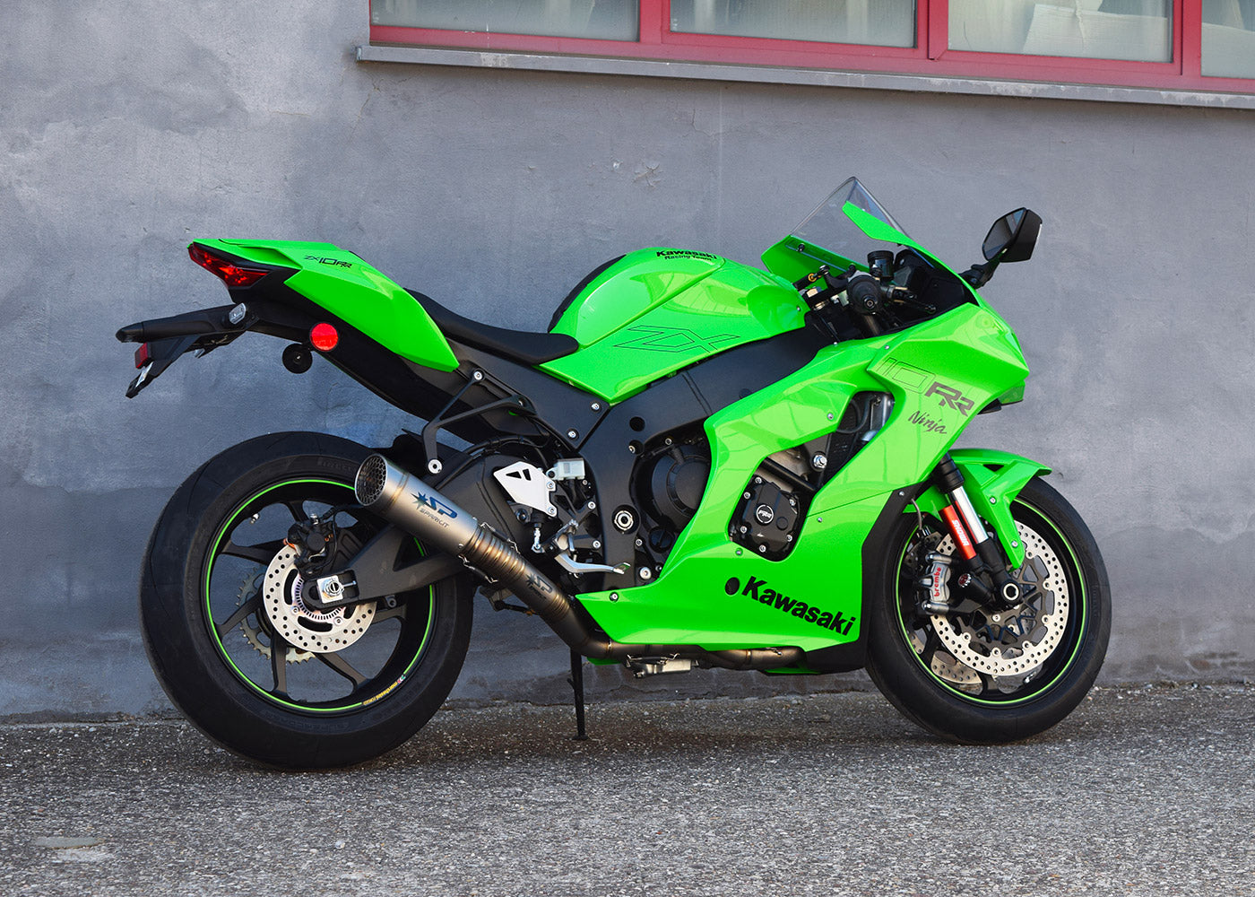 SPARK Kawasaki ZX-10R (2021+) Full Titanium Exhaust System "Grid-O" (racing)
