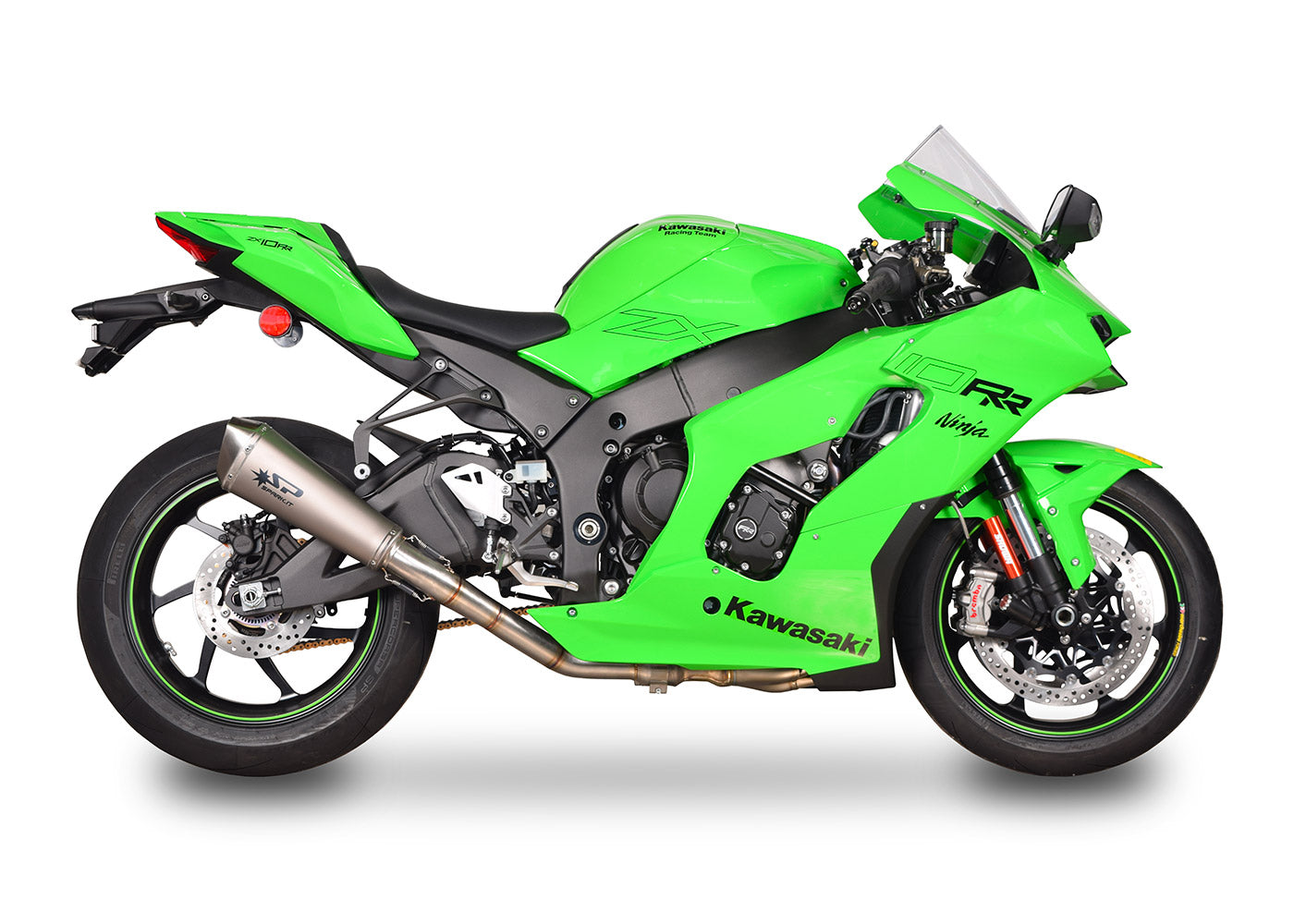SPARK Kawasaki ZX-10R (2021+) Full Titanium Semi-Full Exhaust System "Konix" (racing)