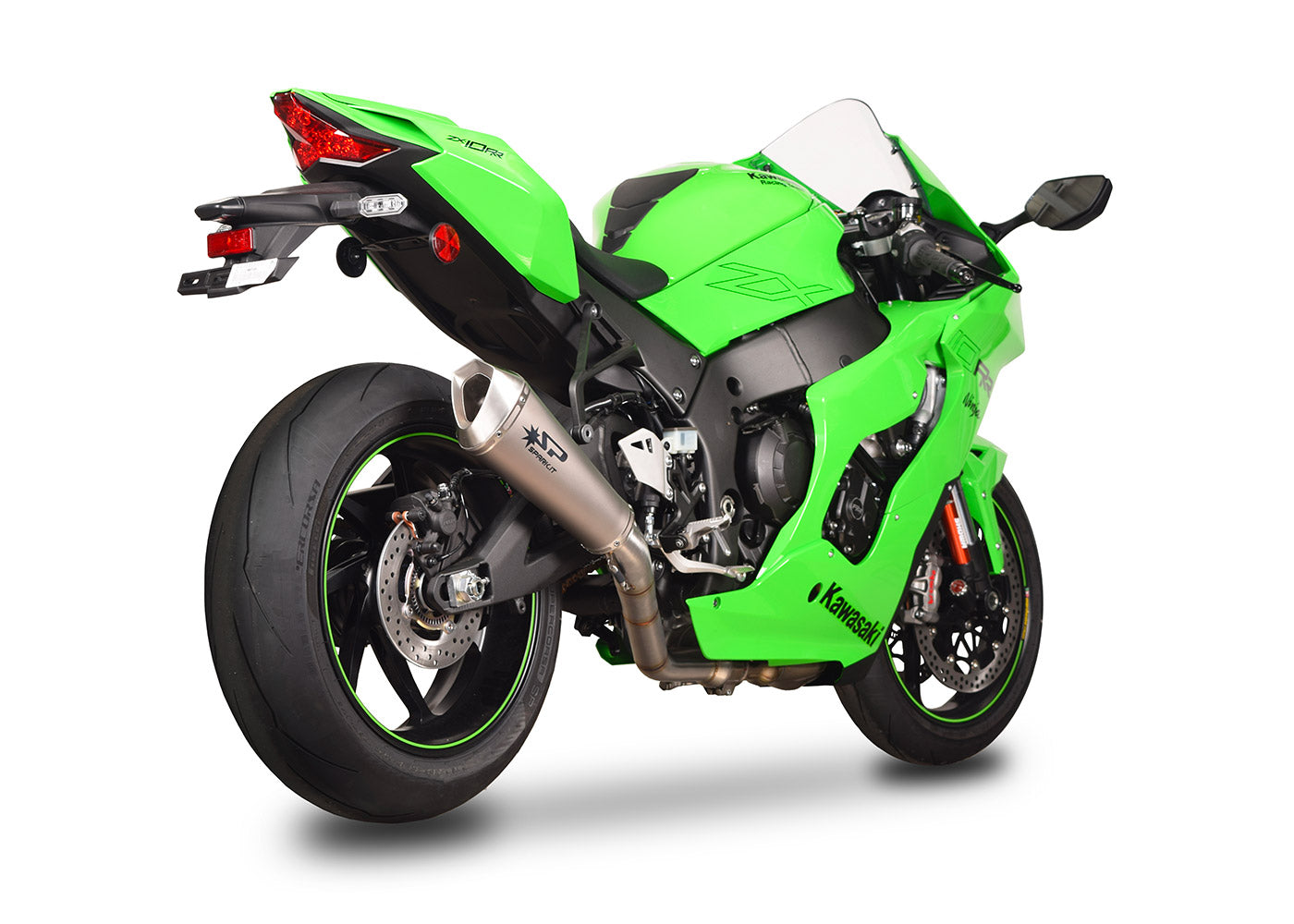 SPARK Kawasaki ZX-10R (2021+) Full Titanium Semi-Full Exhaust System "Konix" (racing)