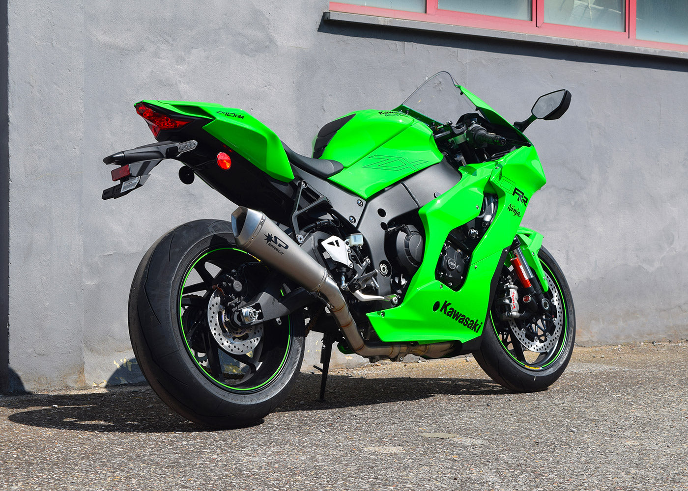 SPARK Kawasaki ZX-10R (2021+) Full Titanium Semi-Full Exhaust System "Konix" (racing)