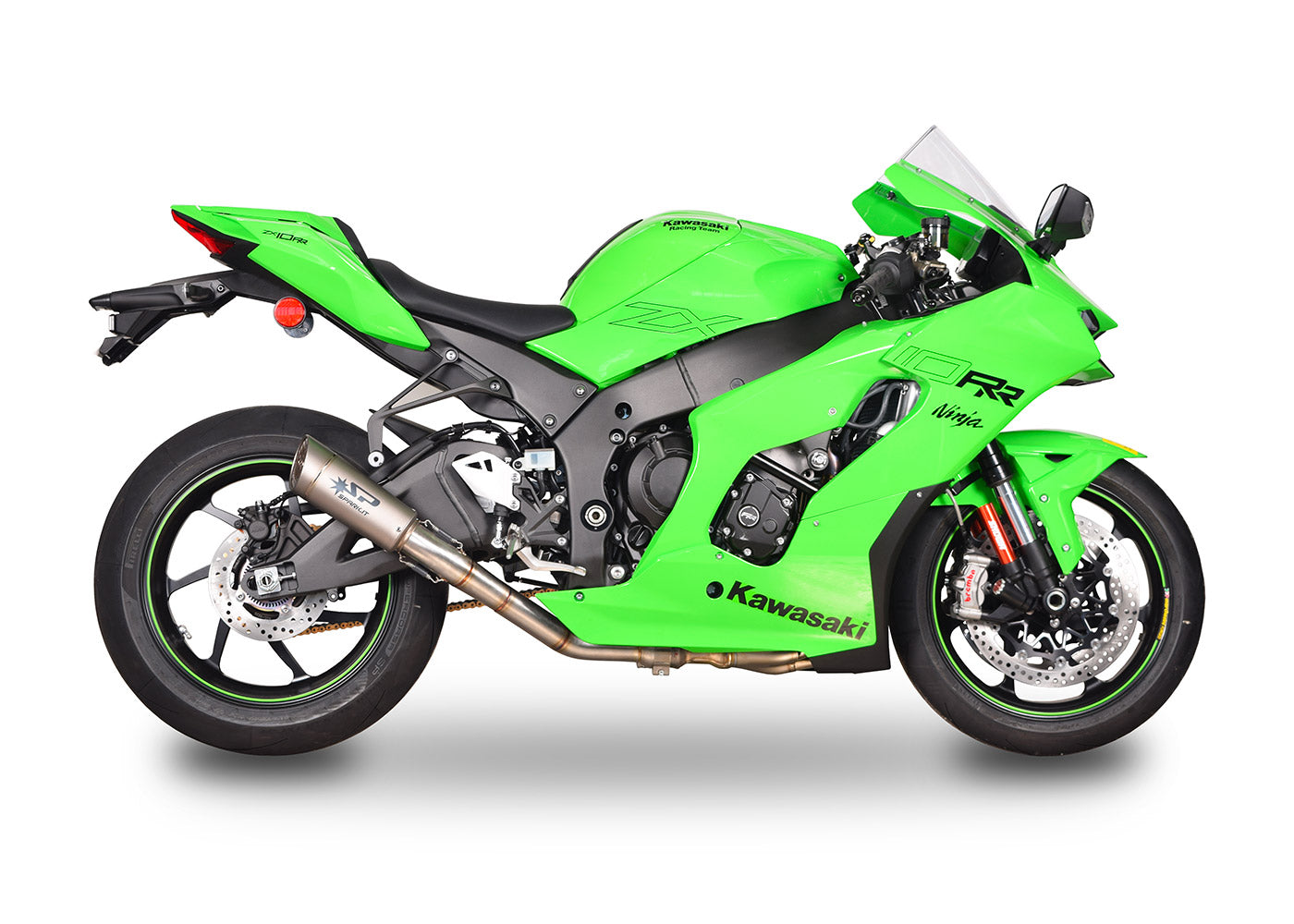 SPARK Kawasaki ZX-10R (2021+) Full Titanium Semi-Full Exhaust System "Grid-O" (racing)