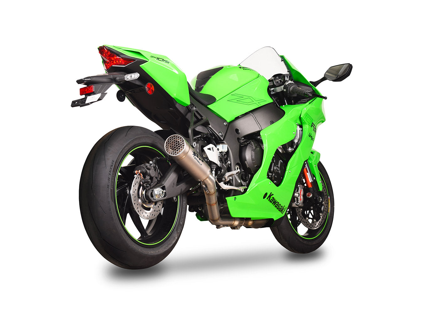 SPARK Kawasaki ZX-10R (2021+) Full Titanium Semi-Full Exhaust System "Grid-O" (racing)
