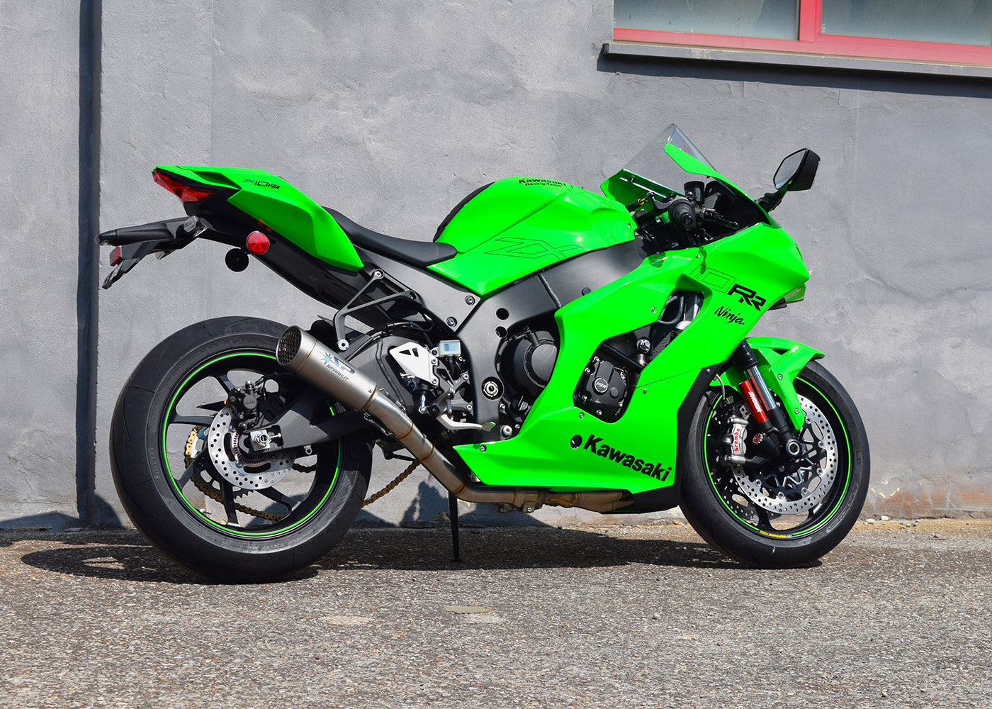 SPARK Kawasaki ZX-10R (2021+) Full Titanium Semi-Full Exhaust System "Grid-O" (racing)