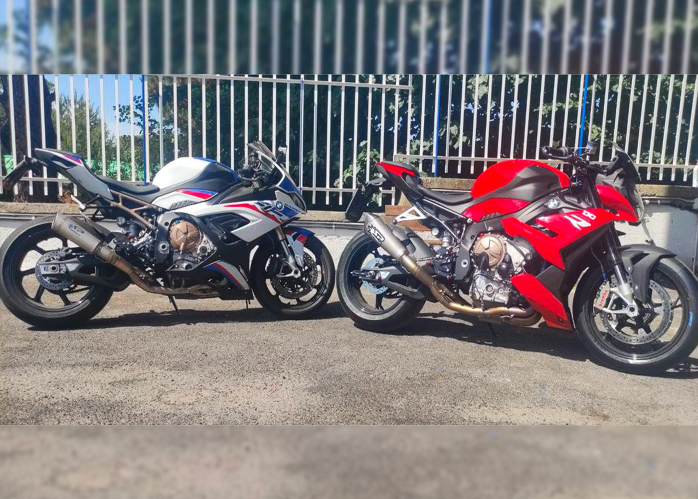 SPARK BMW S1000RR (2019+) Full Titanium Exhaust System "Grid-o" (racing)
