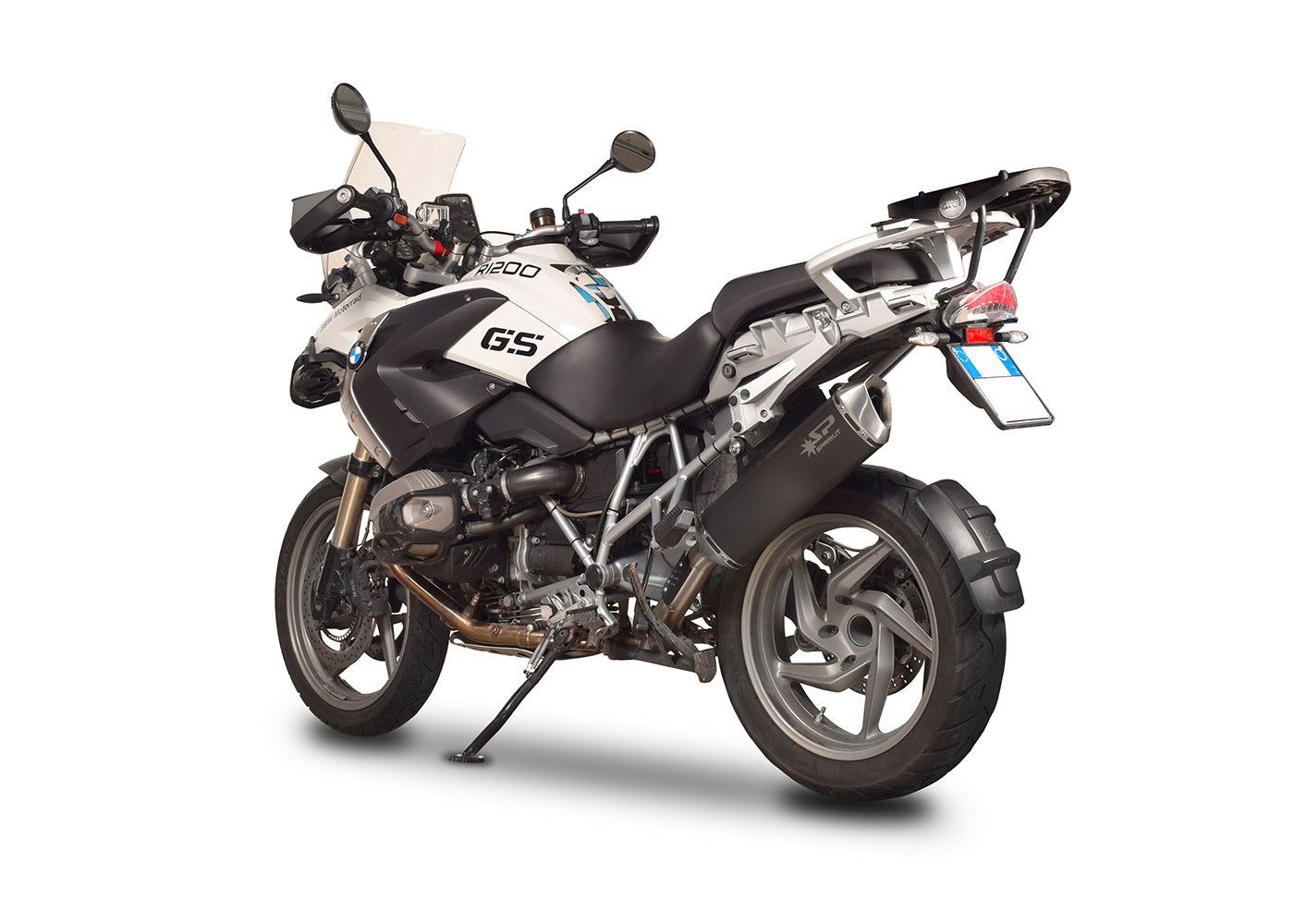 SPARK BMW R1200GS/Adventure (05/09) Slip-on Exhaust "Force" (EU homologated; dark)