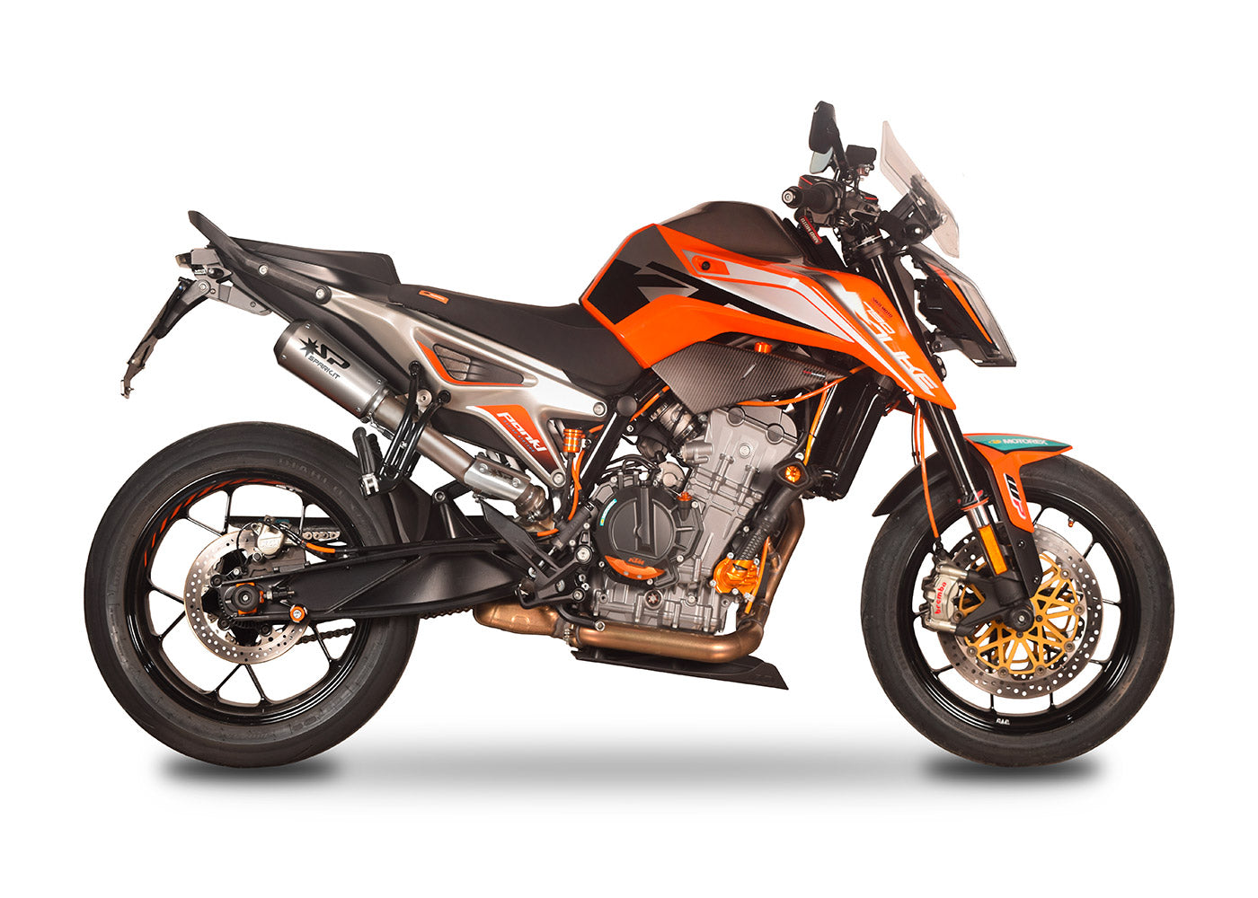 SPARK KTM 790/890 Duke/R Titanium Semi-Full Double Exhaust System "MotoGP" (EU homologated)
