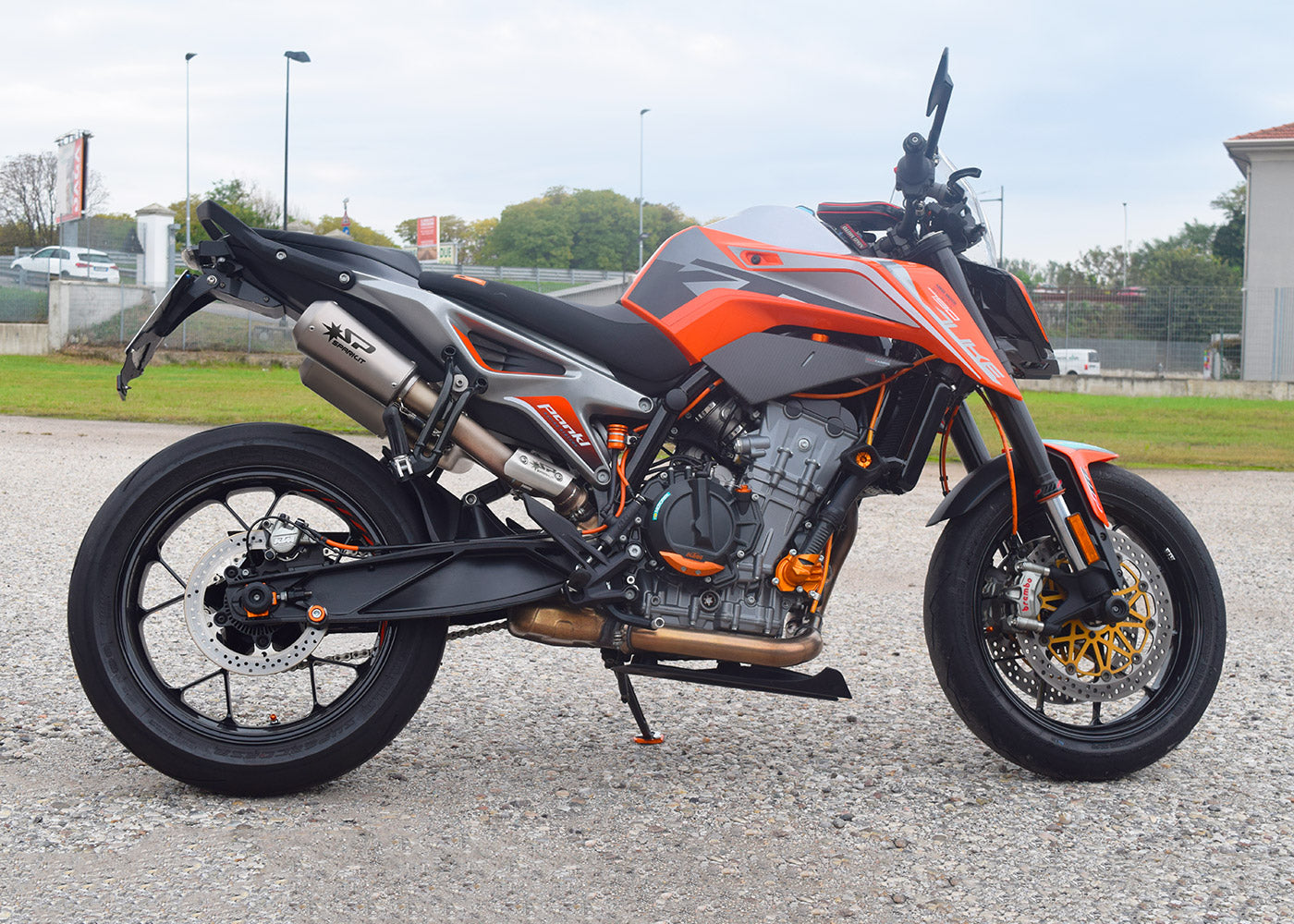 SPARK KTM 790/890 Duke/R Titanium Semi-Full Double Exhaust System "MotoGP" (EU homologated)
