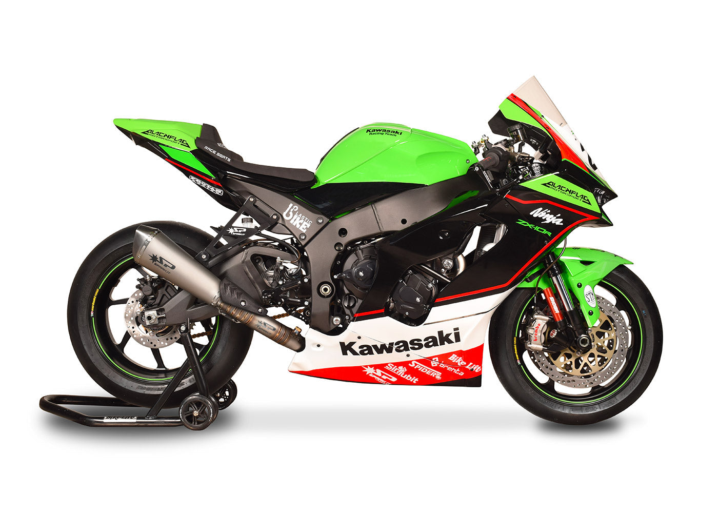SPARK Kawasaki ZX-10R (2021+) Full Titanium Exhaust System "Konix" (racing)
