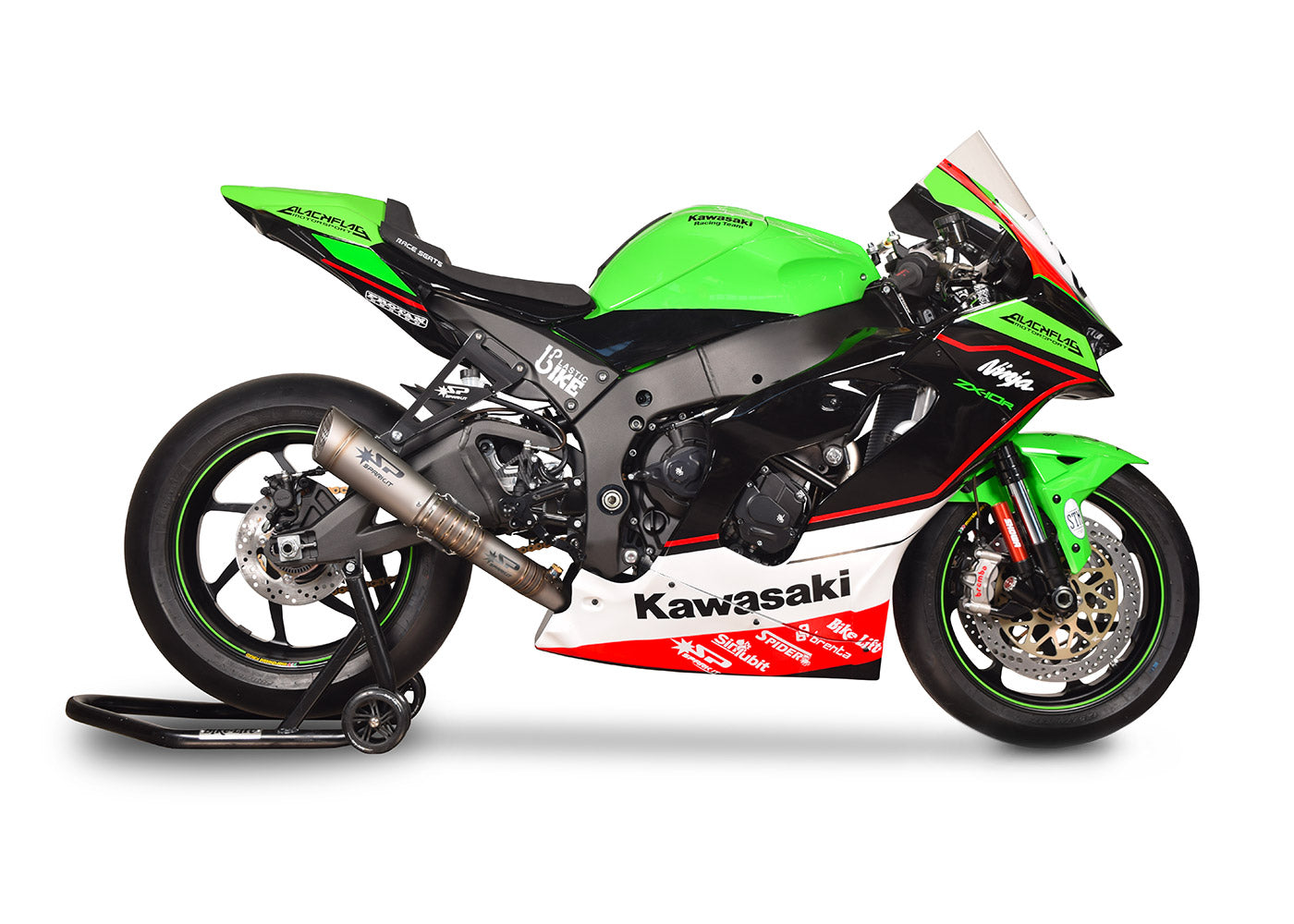 SPARK Kawasaki ZX-10R (2021+) Full Titanium Exhaust System "Grid-O" (racing)