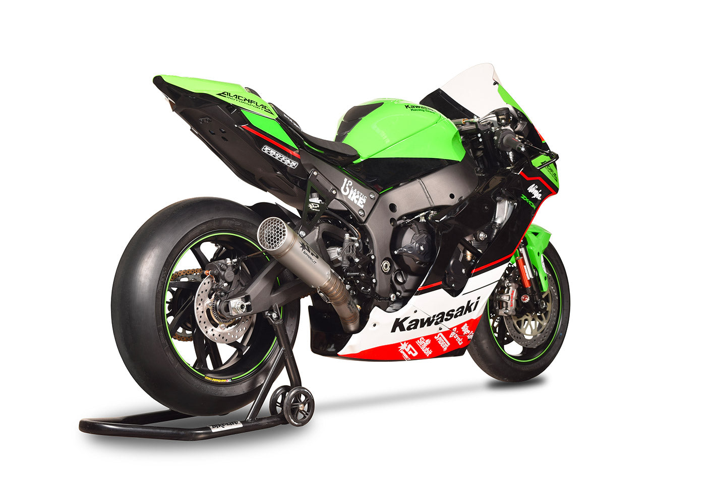 SPARK Kawasaki ZX-10R (2021+) Full Titanium Exhaust System "Grid-O" (racing)
