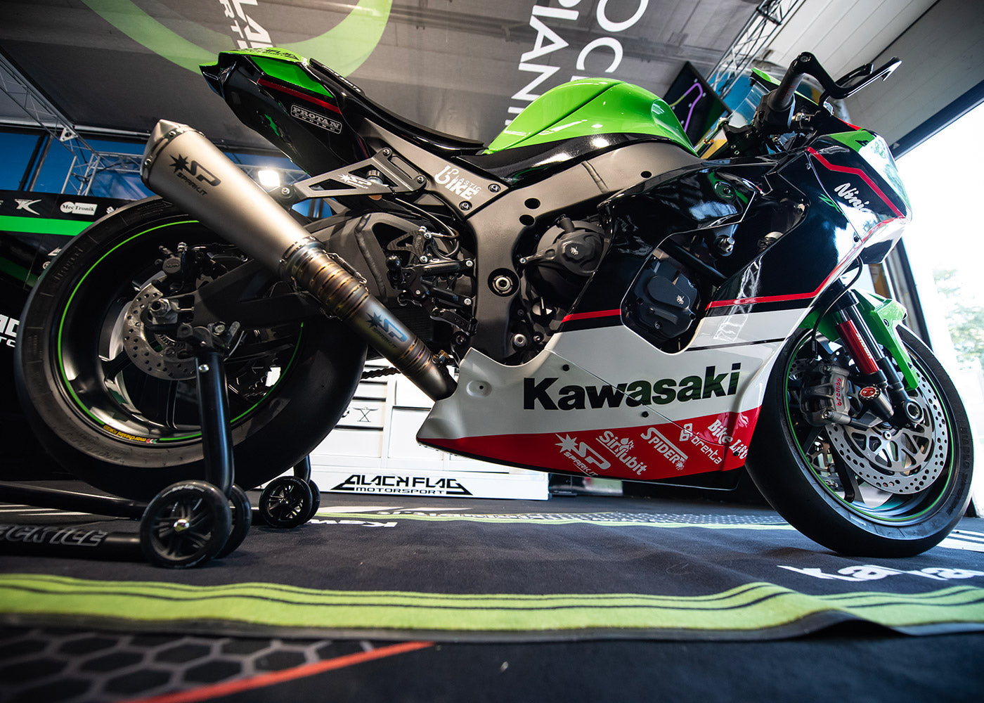 SPARK Kawasaki ZX-10R (2021+) Full Titanium Exhaust System "Konix" (racing)