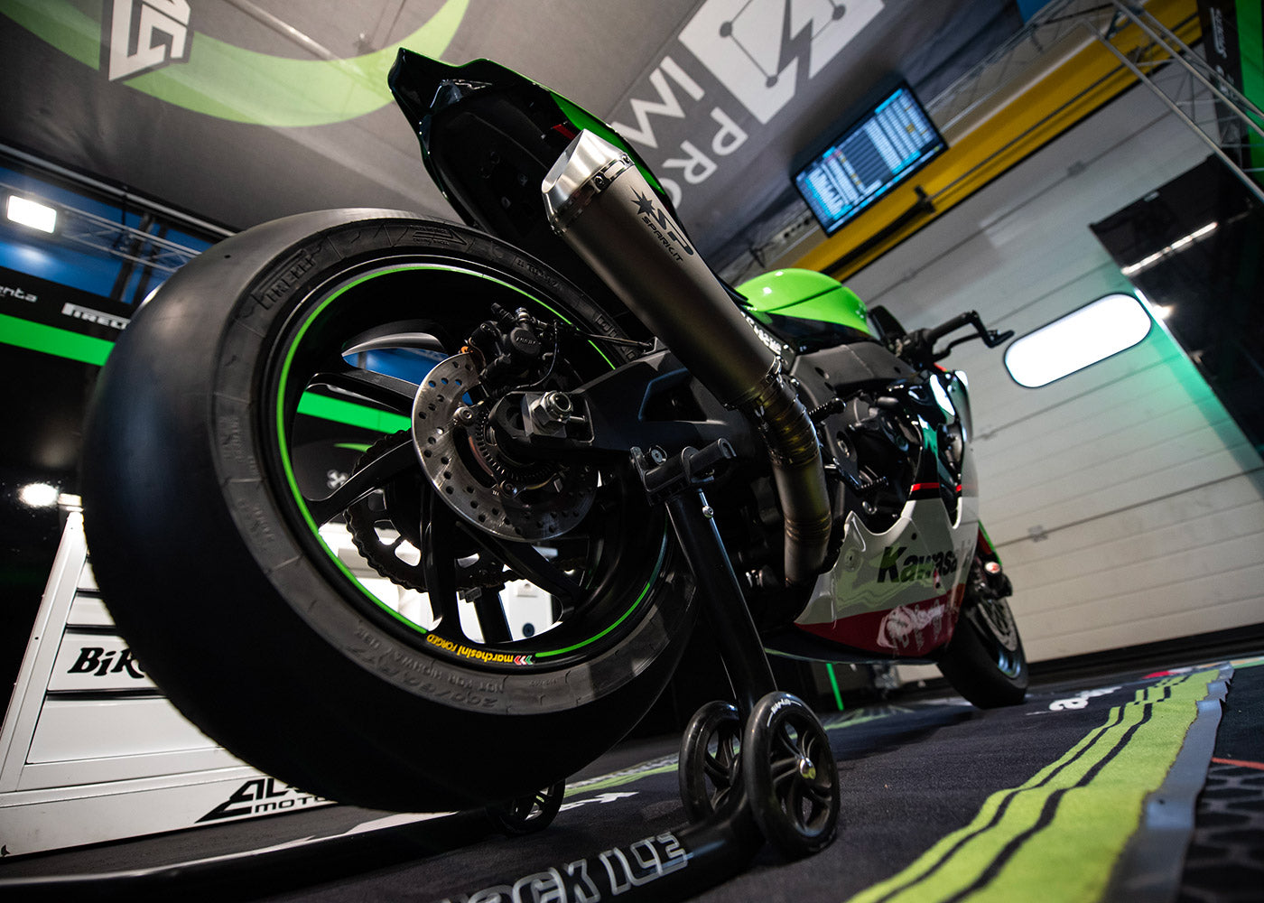 SPARK Kawasaki ZX-10R (2021+) Full Titanium Exhaust System "Konix" (racing)