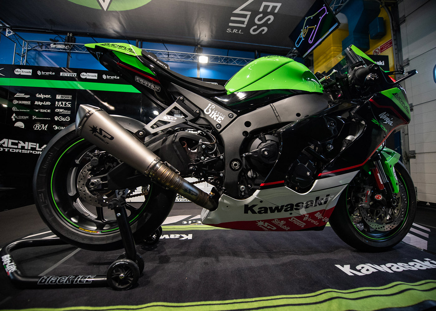 SPARK Kawasaki ZX-10R (2021+) Full Titanium Exhaust System "Konix" (racing)