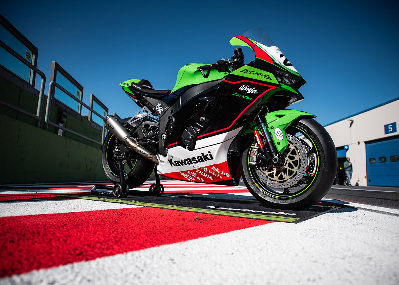 SPARK Kawasaki ZX-10R (2021+) Full Titanium Exhaust System "Konix" (racing)