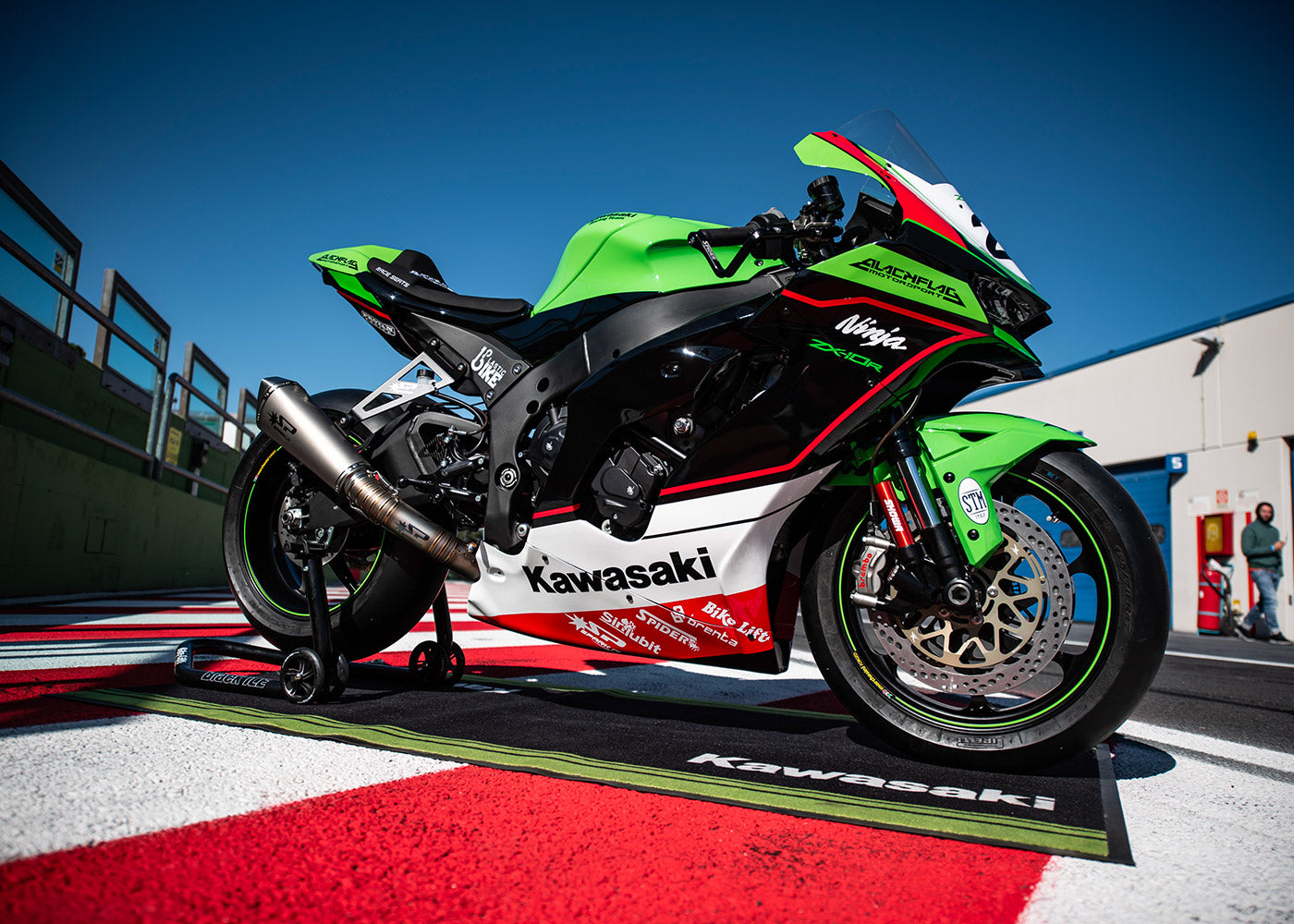 SPARK Kawasaki ZX-10R (2021+) Full Titanium Exhaust System "Konix" (racing)