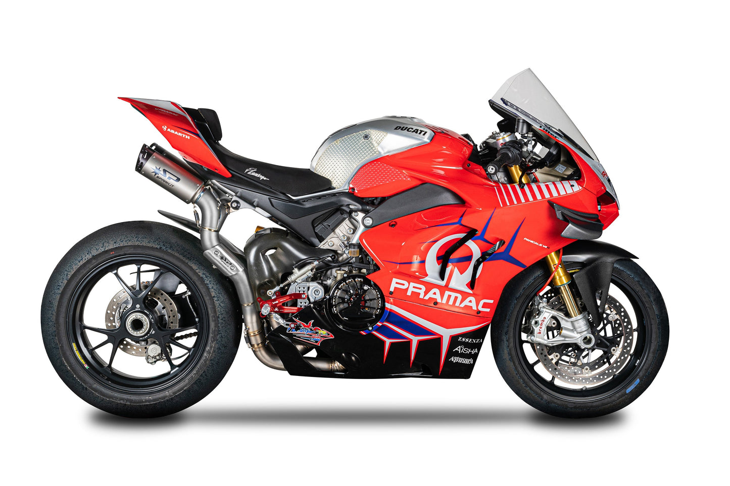 SPARK Ducati Panigale V4 / Streetfighter (2018+) 3/4 Titanium Exhaust System "Dyno" (racing)