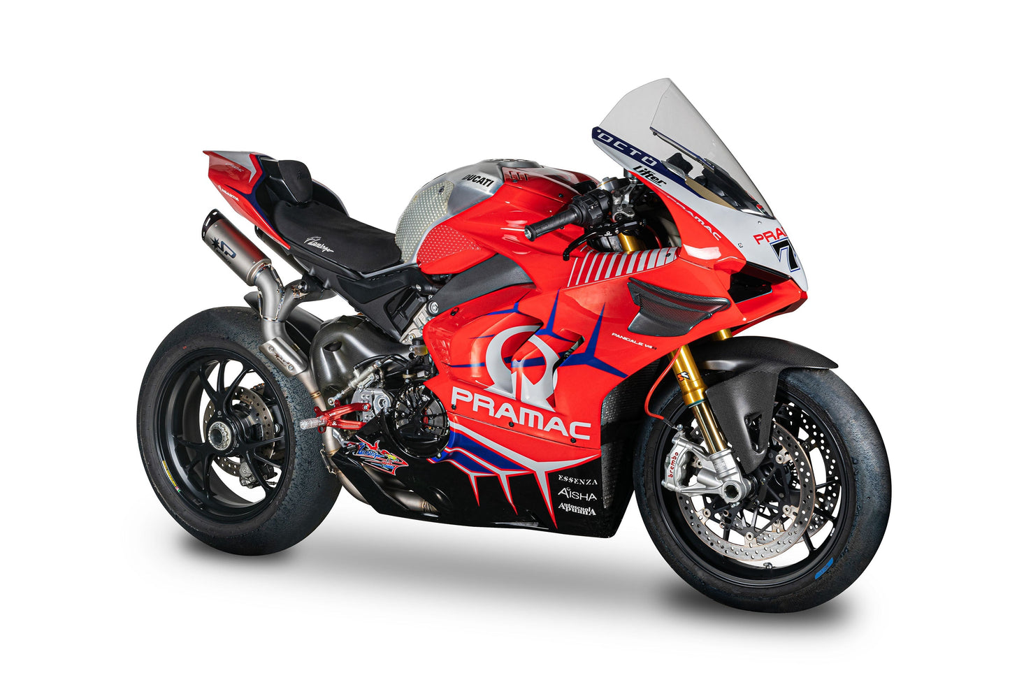 SPARK Ducati Panigale V4 / Streetfighter (2018+) 3/4 Titanium Exhaust System "Dyno" (racing)