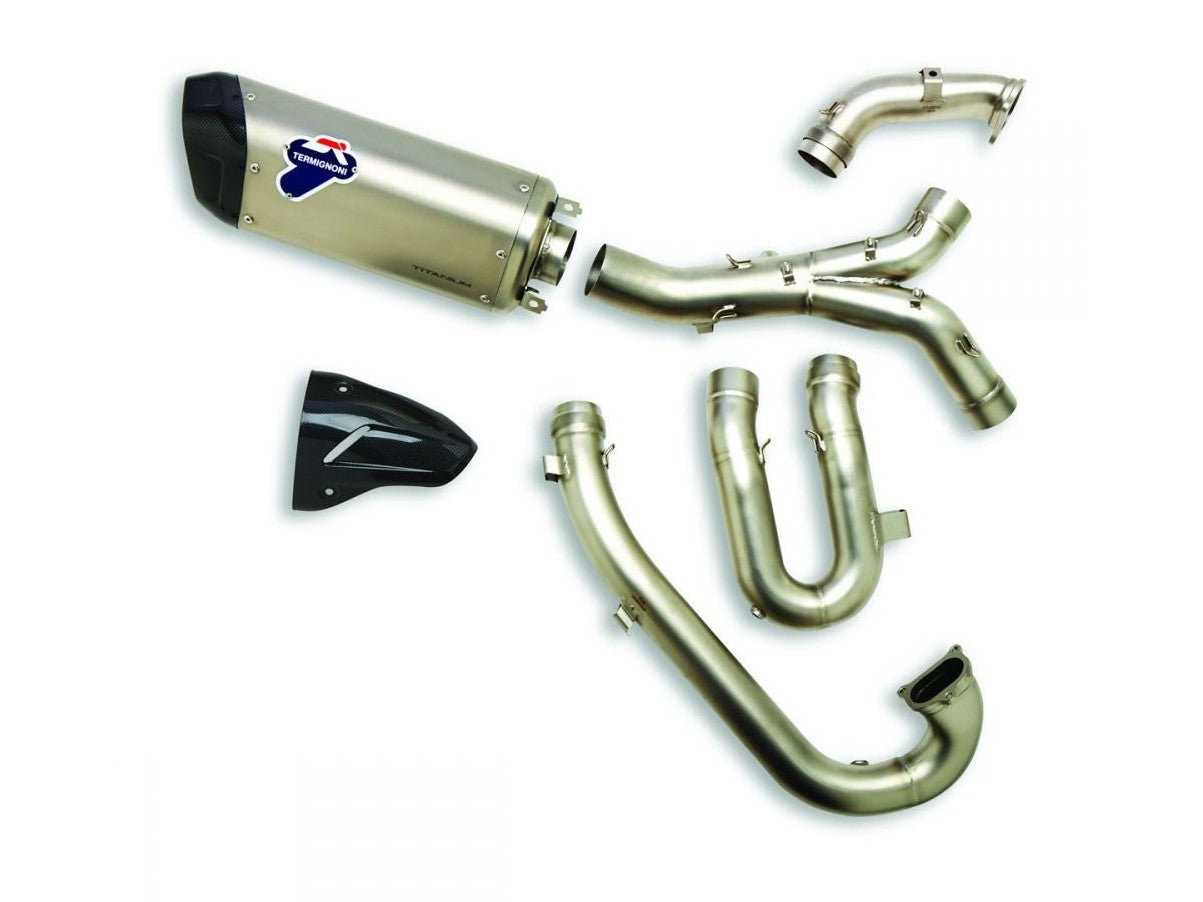 020CR - TERMIGNONI Ducati Hypermotard 950 (2019+) Titanium Full Exhaust System (racing)