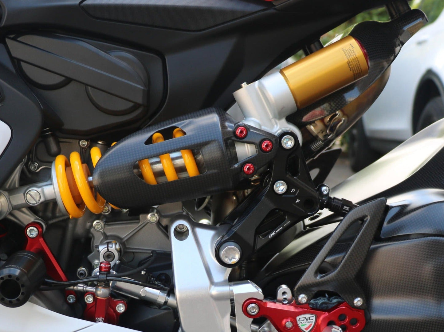 KV397 - CNC RACING Ducati Panigale V2 / Streetfighter Shock Absorber Cover Bolts