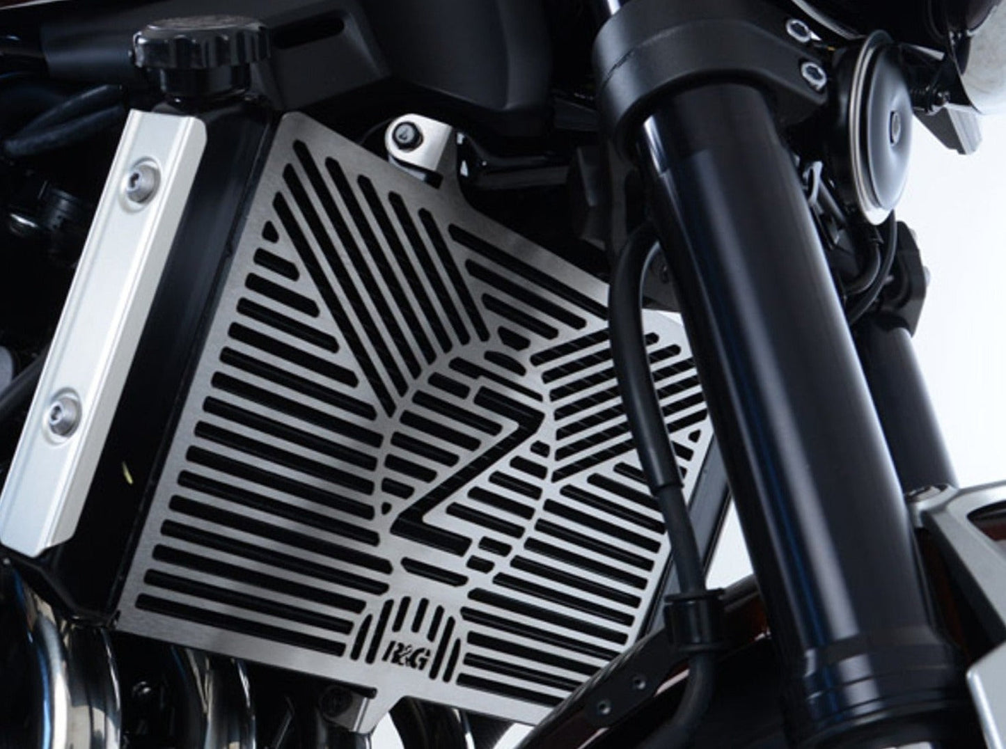 BRG0006 - R&G RACING Kawasaki Z900RS (2018+) Branded Radiator Guard