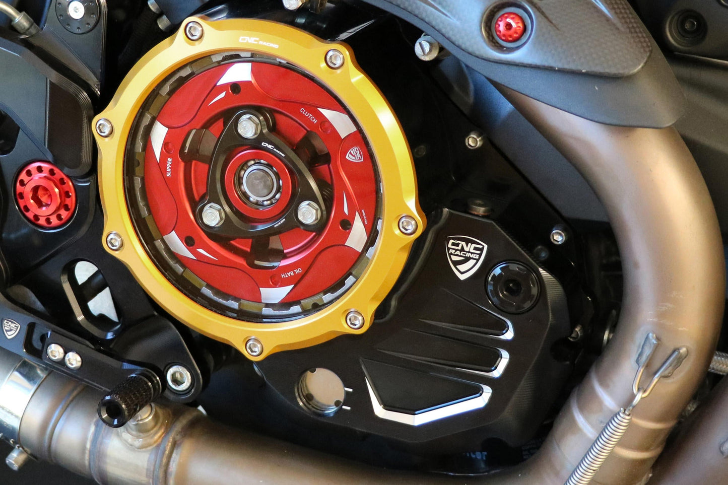 CA501 - CNC RACING Ducati Oil Bath Clear Clutch Cover
