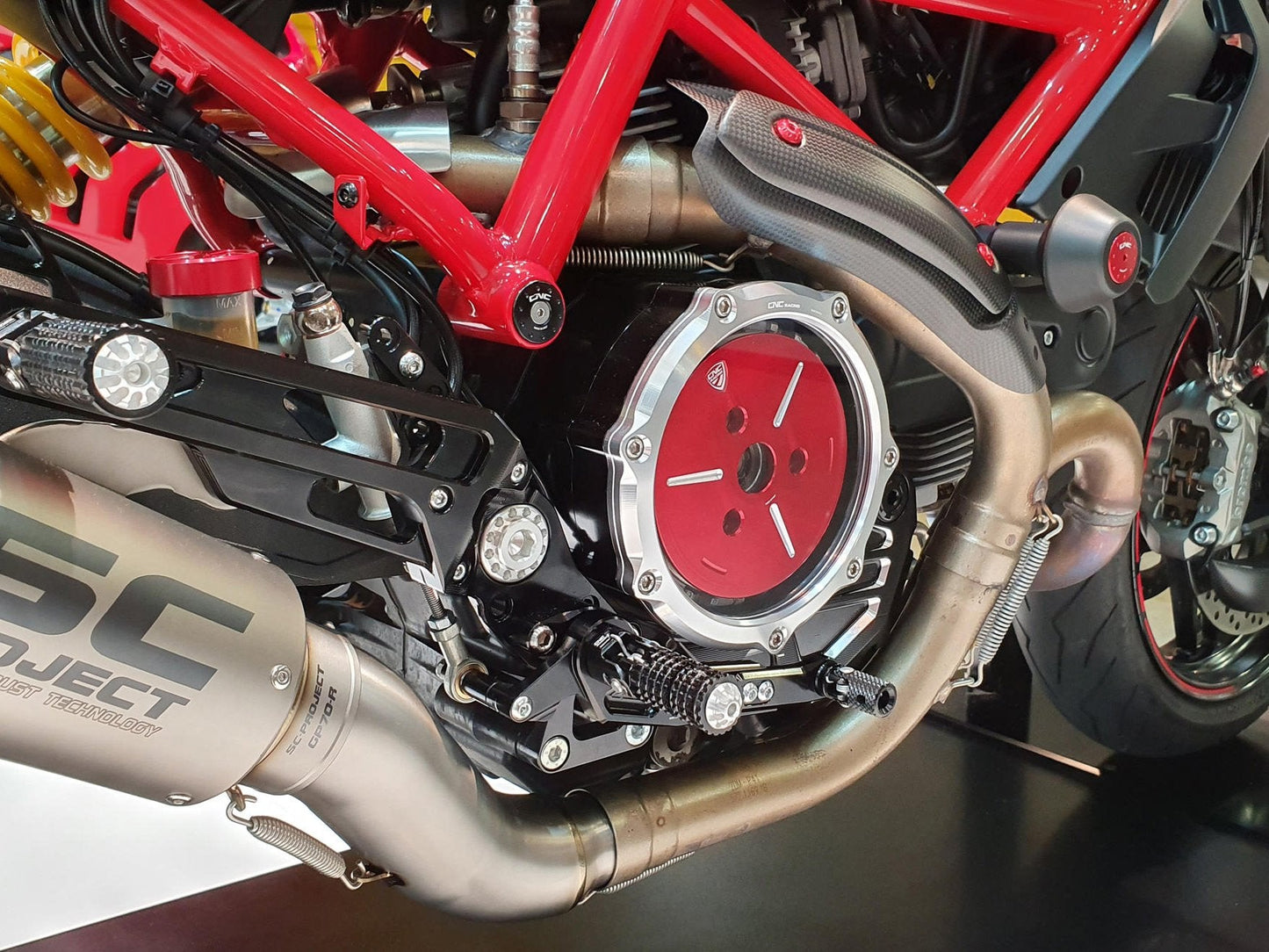 CAC02 - CNC RACING Ducati Oil Bath Clutch Cover Height Compensation Ring