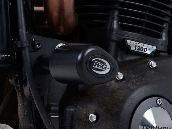 CP0478 - R&G RACING Triumph Scrambler 1200 XC/XE Frame Crash Protection Sliders "Aero"