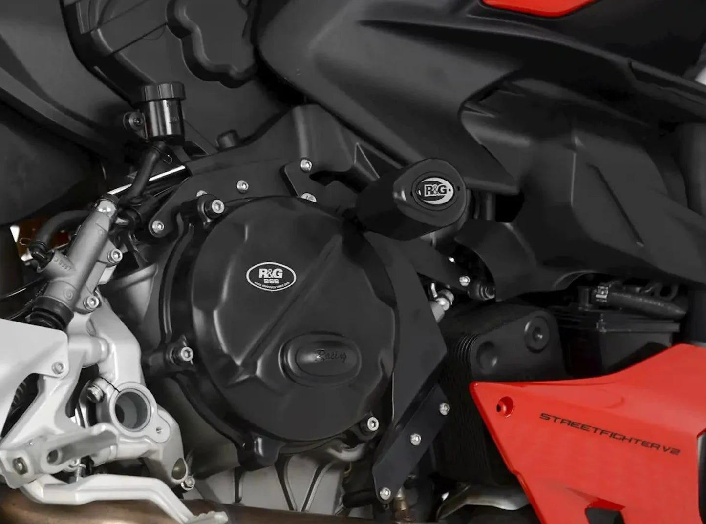 CP0485 - R&G RACING Ducati Panigale V2 / Streetfighter V2 Frame Crash Protection Sliders "Aero"