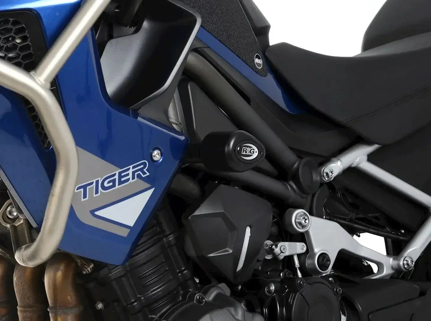 CP0545 - R&G RACING Triumph Tiger 1200 GT / Pro / Rally Pro (2022+) Frame Crash Protection Sliders "Aero"