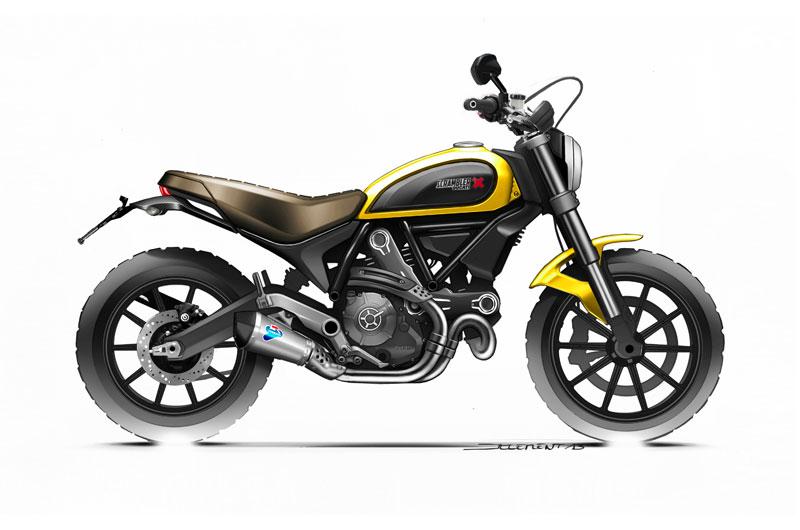 Ducati Scrambler/Monster 797 Slip-on Silencer by TERMIGNONI