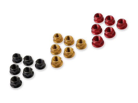 DA387 - CNC RACING Ducati / Kawasaki Gear Ring Nuts set (M10x1.25)