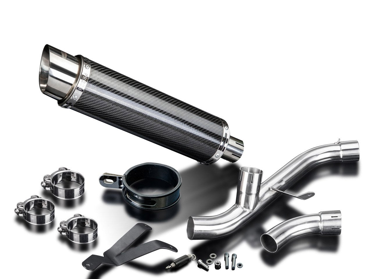 DELKEVIC Ducati Supersport 939 (17/20) De-Cat Slip-on Exhaust DL10 14" Carbon