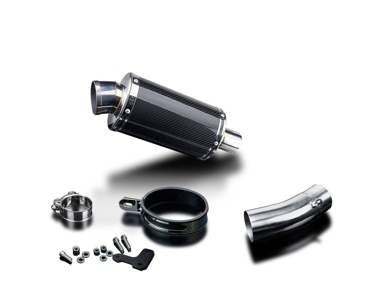 DELKEVIC Ducati Scrambler Desert Sled Slip-on Exhaust DS70 9" Carbon