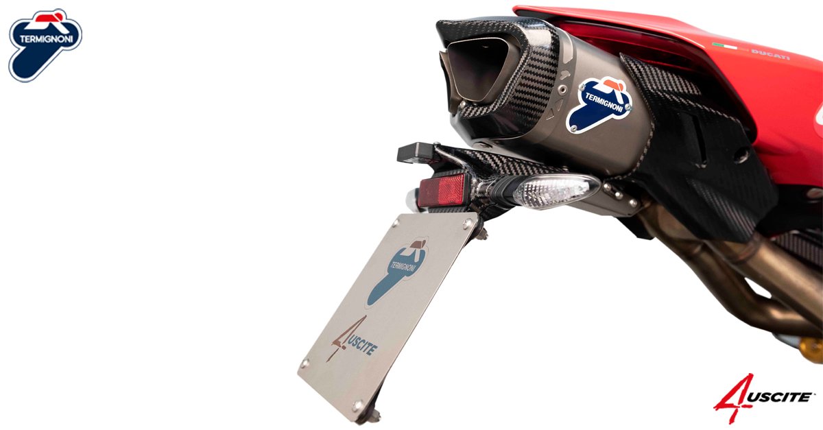 D182PT - TERMIGNONI Ducati Panigale V4 (2018+) License Plate Holder