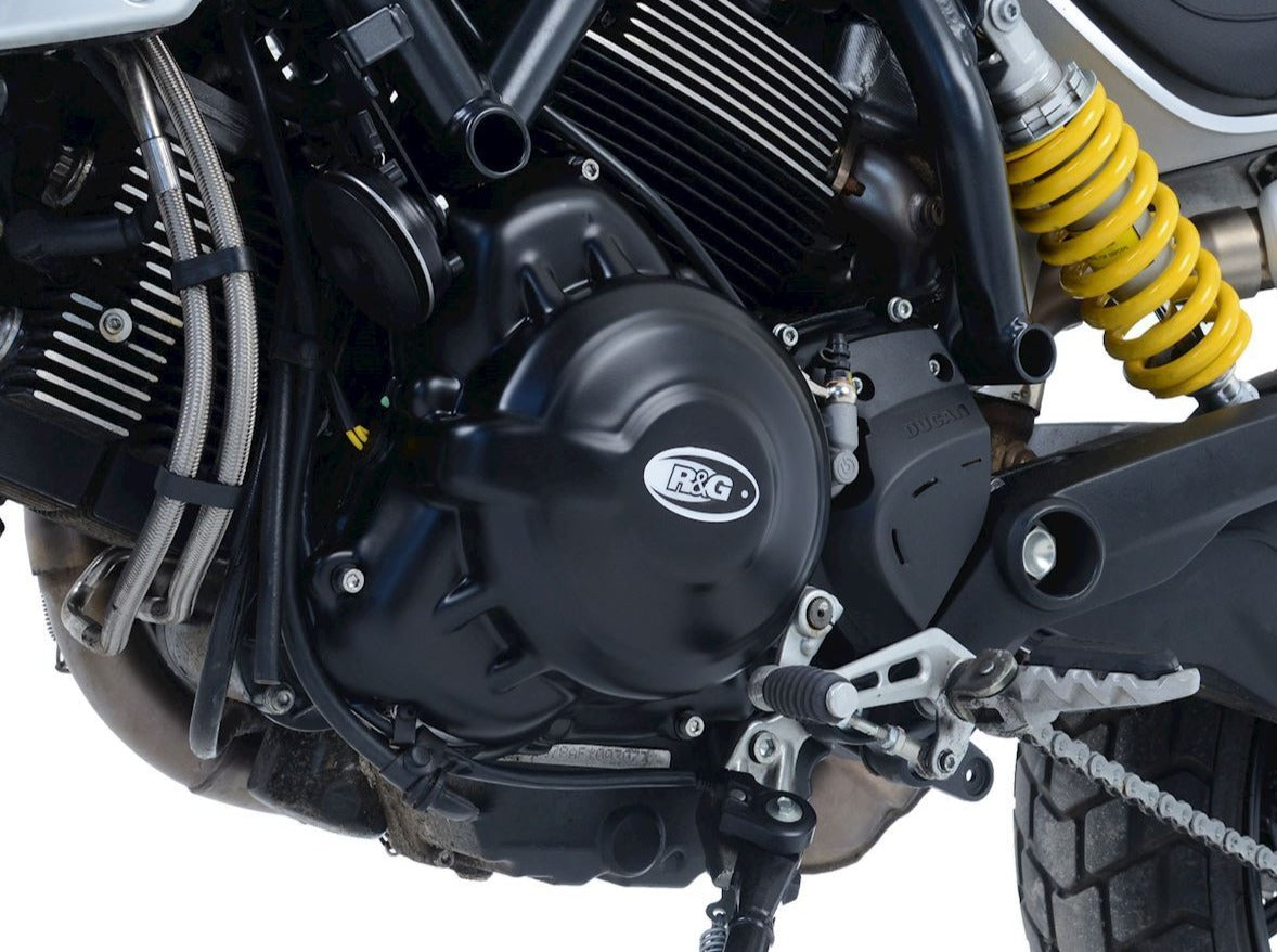 KEC0120 - R&G RACING Ducati Scrambler 1100 (2018+) Alternator & Clutch Covers Protection Kit (hydraulic clutch)