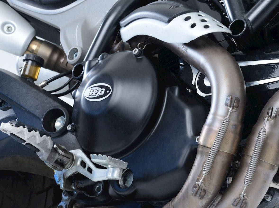 KEC0120 - R&G RACING Ducati Scrambler 1100 (2018+) Alternator & Clutch Covers Protection Kit (hydraulic clutch)