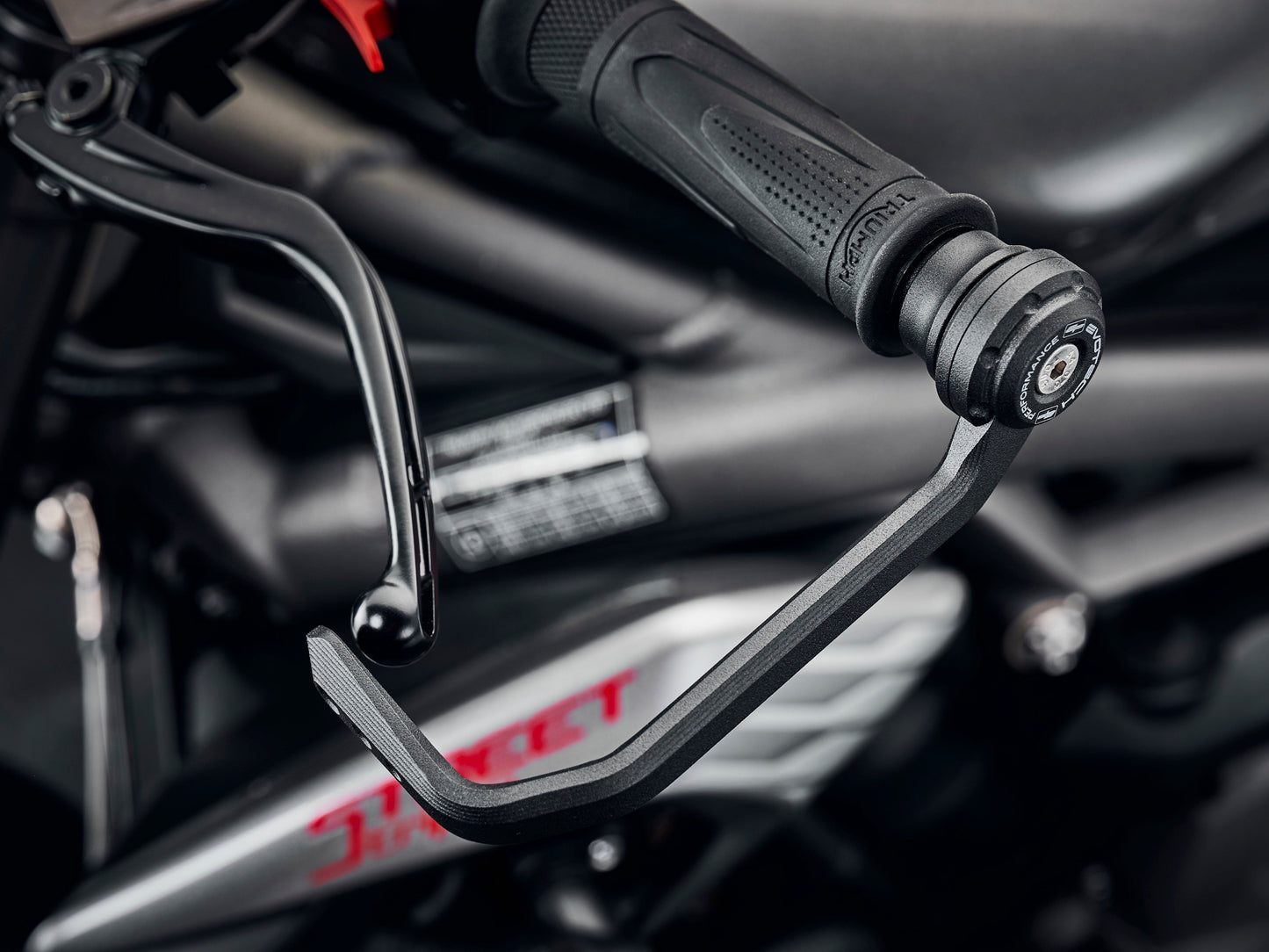 EVOTECH Triumph Bonneville Bobber / Speed / Street / Trident (2017+) Handlebar Levers Protection Kit (Non Bar End Mirror Version)