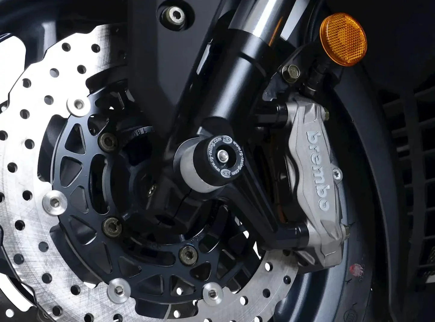 FP0230 - R&G RACING Kymco AK 550 (18/19) Front Wheel Sliders