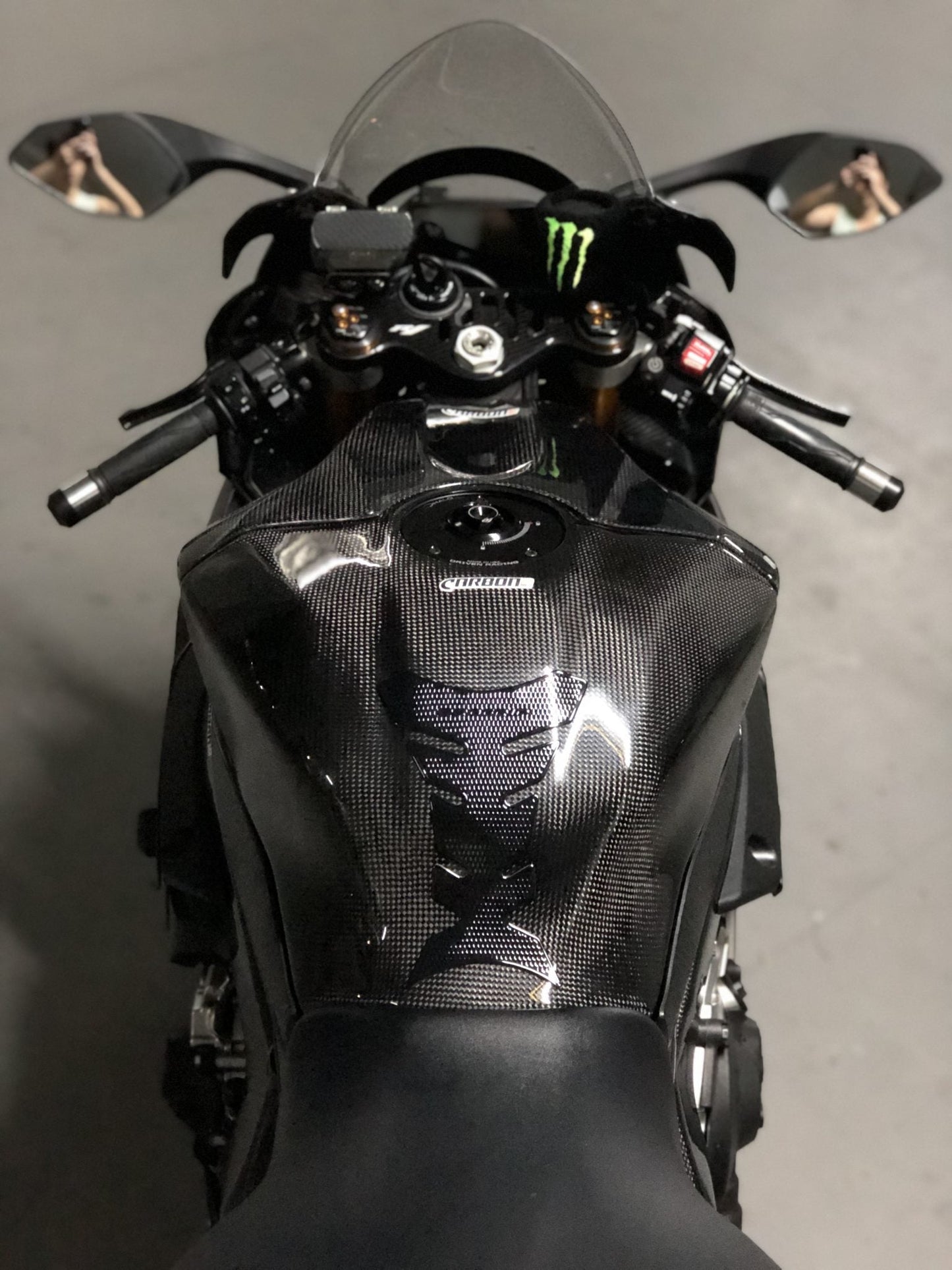 CARBON2RACE Yamaha YZF-R1 (15/...) Carbon Tank Cover