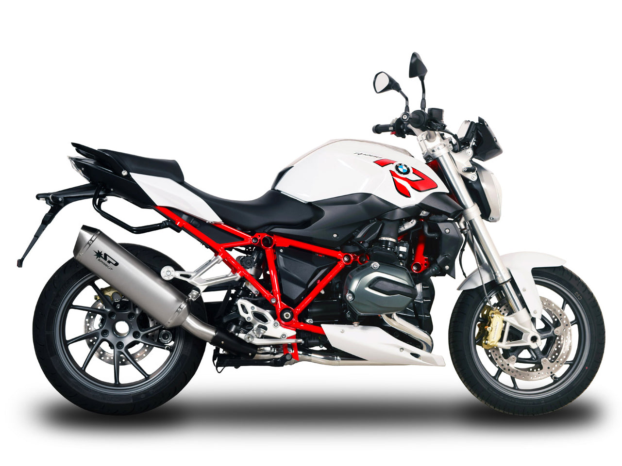SPARK BMW R1200R / R1200RS (15/16) Titanium Slip-on Exhaust "Force" (EU homologated)