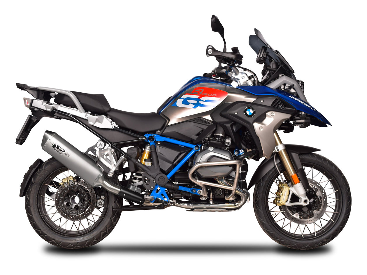 SPARK BMW R1200GS / Adventure (13/18) Titanium Slip-on Exhaust "Force" (EU homologated)