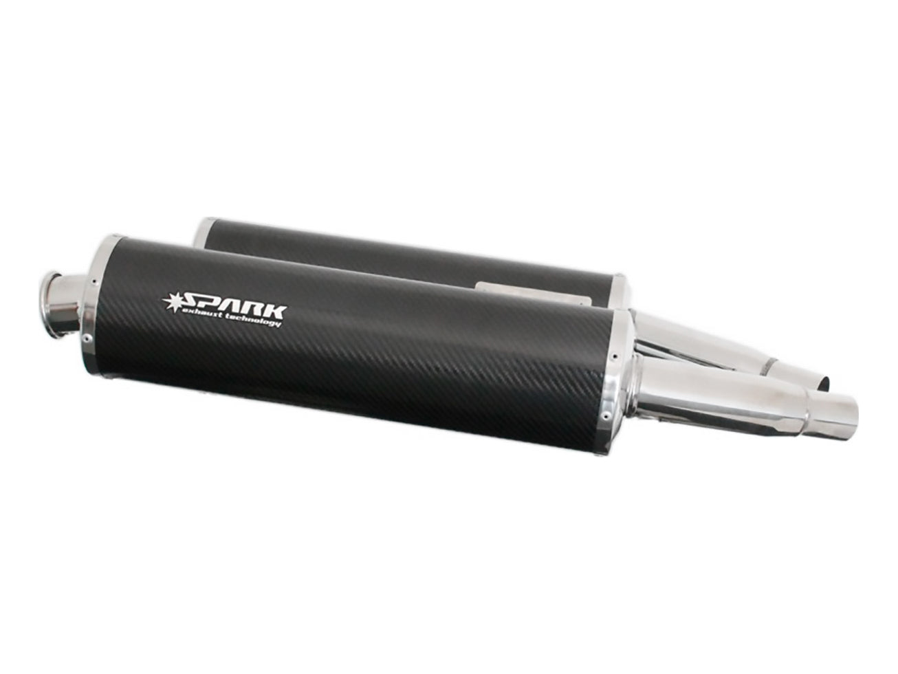SPARK Ducati Monster Slip-on Exhaust "Oval" (EU homologated)