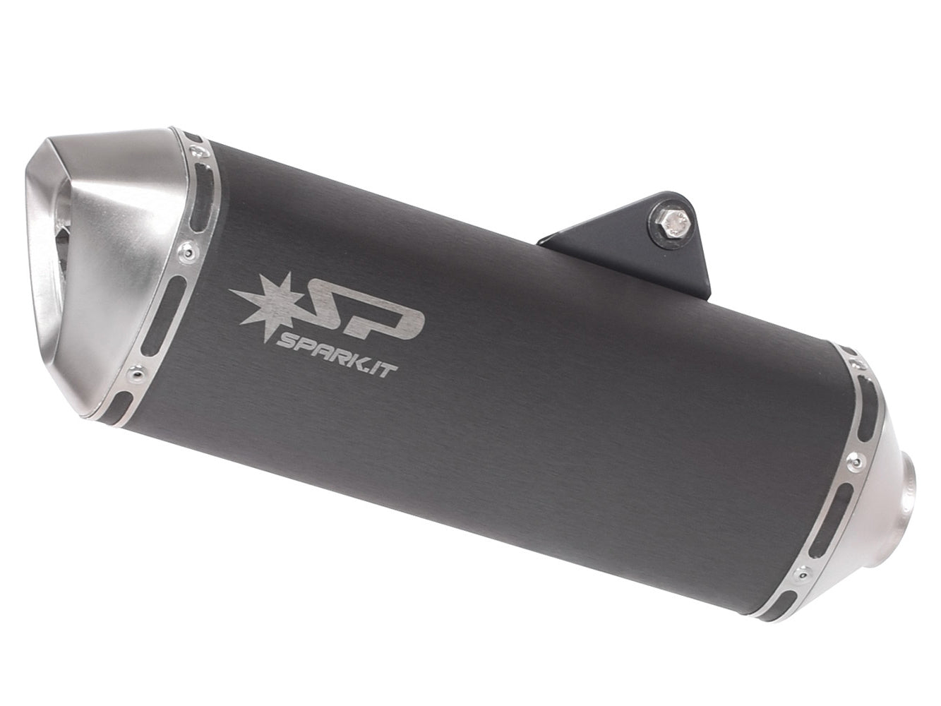 SPARK Honda VFR800X Crossrunner Slip-on Exhaust "Force" (EU homologated; dark)