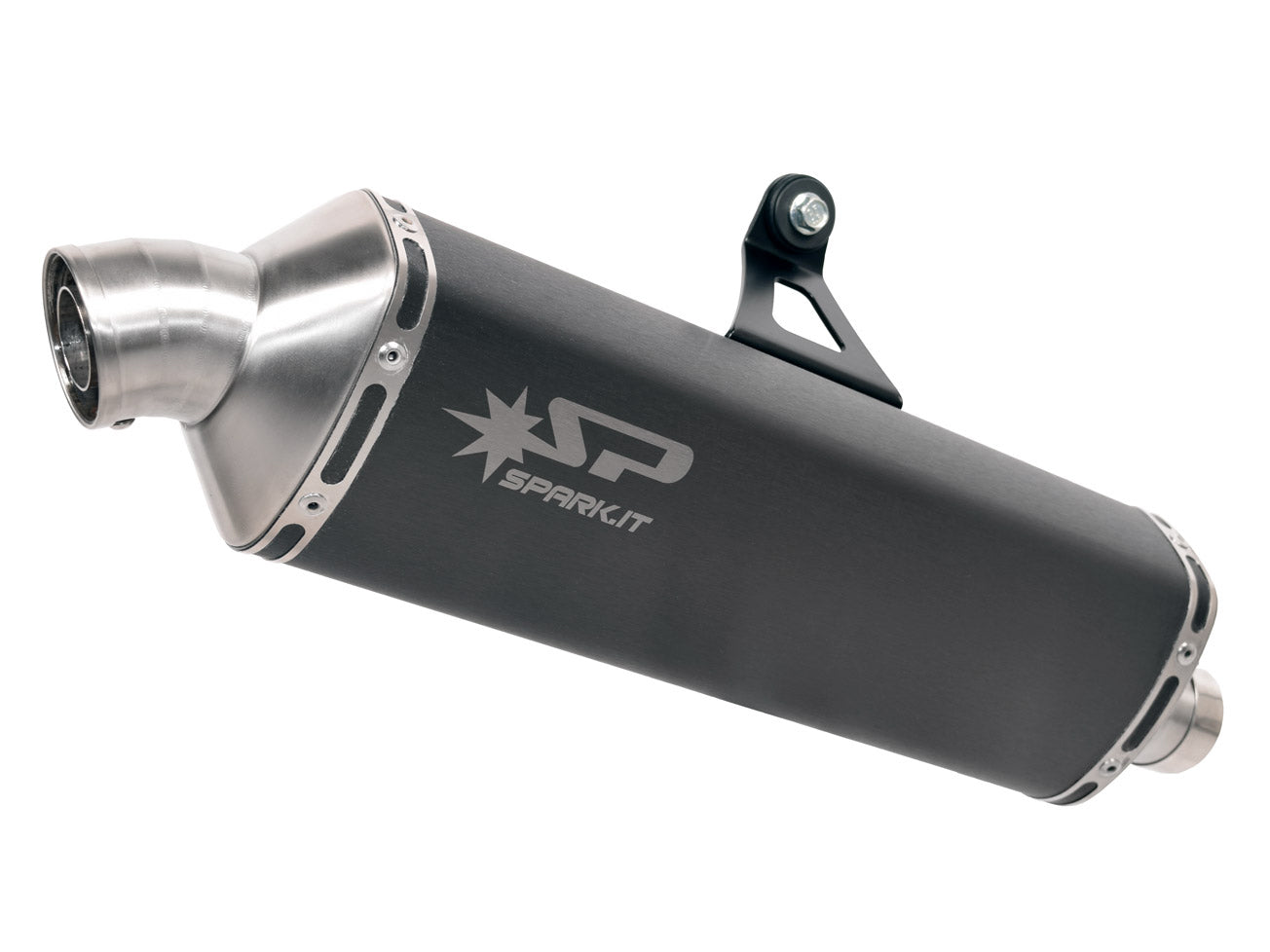 SPARK Honda CRF1000L Africa Twin Slip-on Exhaust "Dakar" (EU homologated; dark)