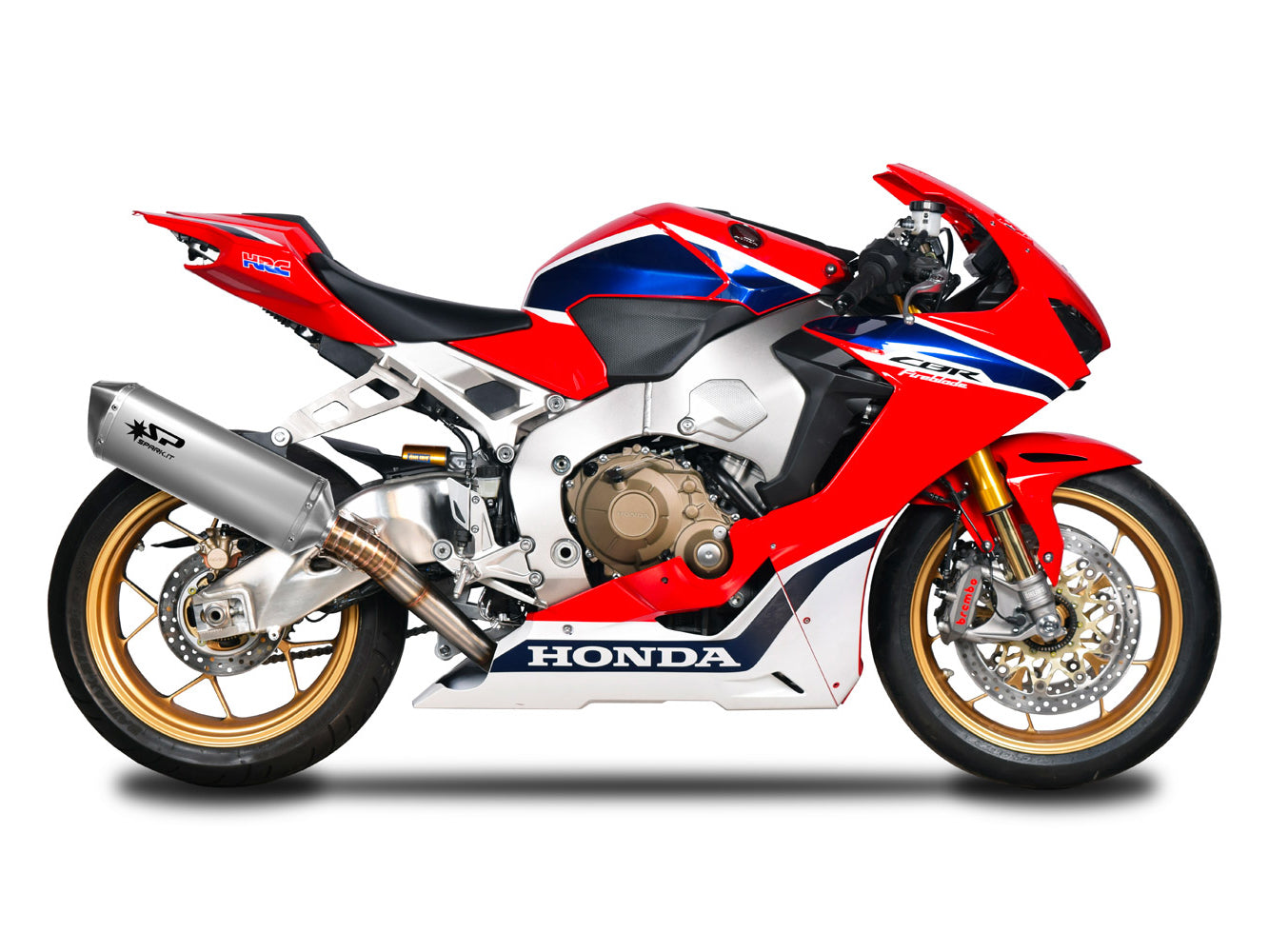 SPARK Honda CBR1000RR (17/19) Titanium Full Exhaust System "Force" (racing, 350 mm)
