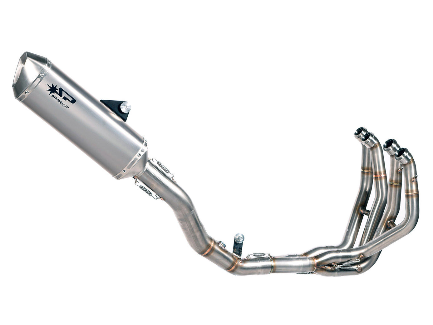 SPARK Kawasaki ZX-6R (2009+) Titanium Full Exhaust System "Force" (racing)